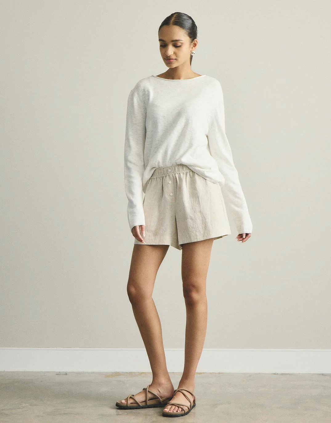 Harper Sweater - White - Image 3