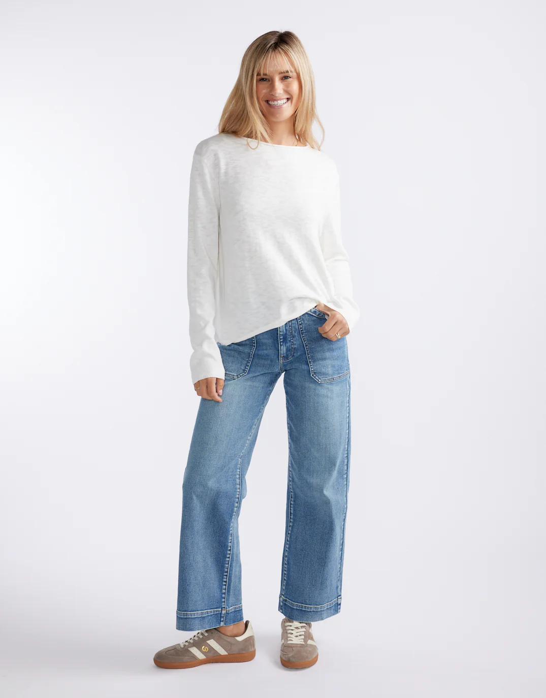 Harper Sweater - White - Image 7