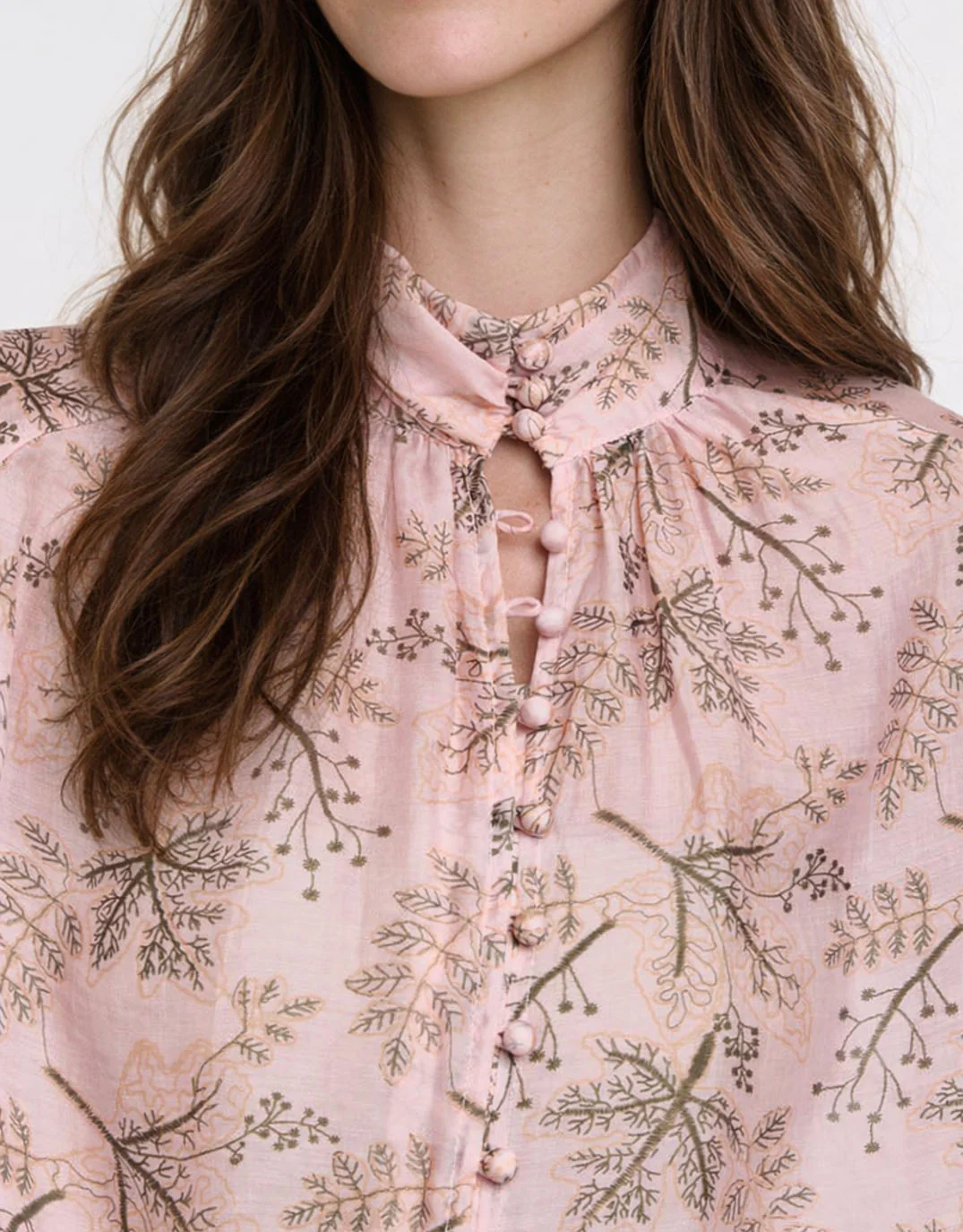 Hazel Blouse - Tea Rose Print - Image 3
