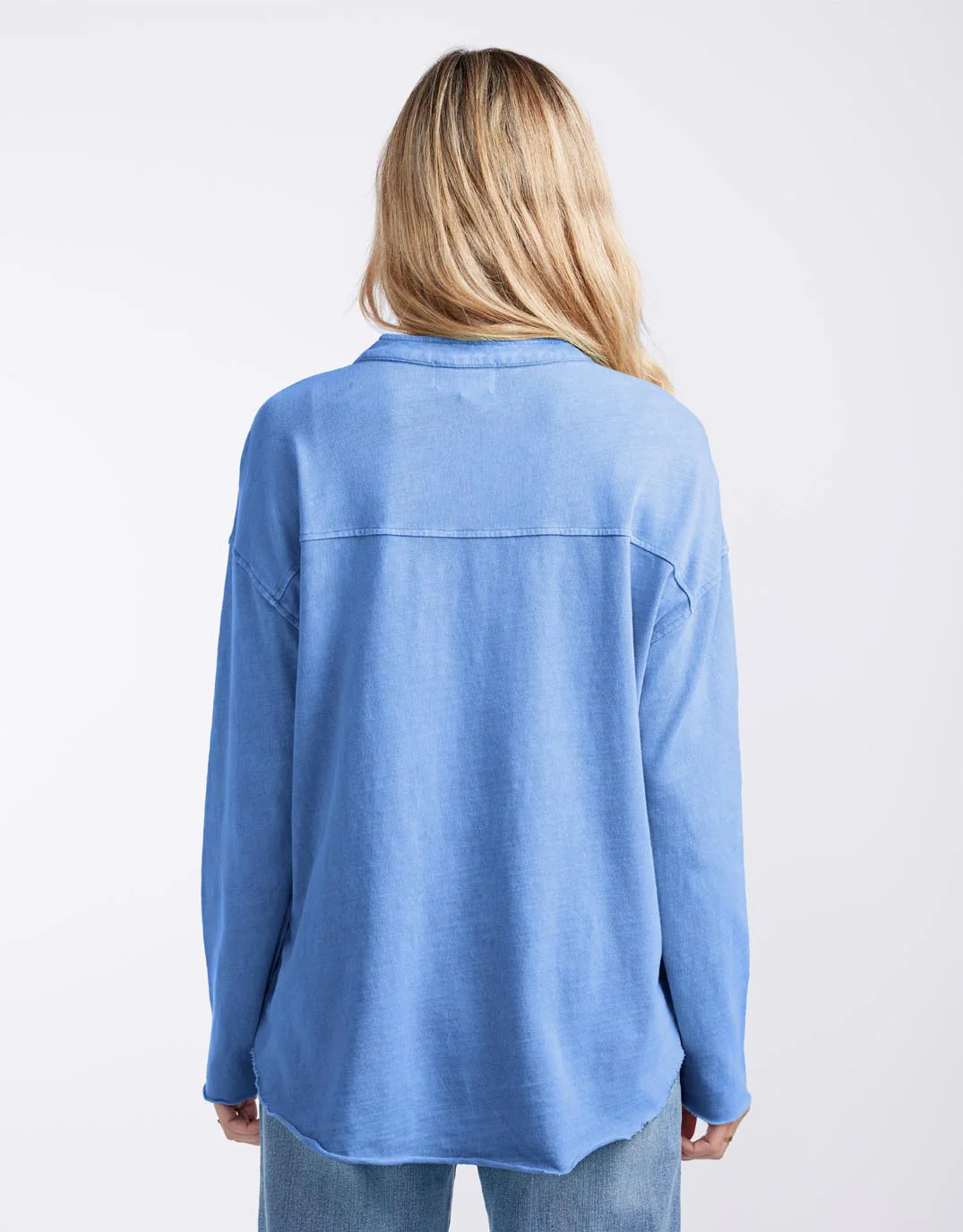 Henley Sunset Top - Danish Blue - Image 4