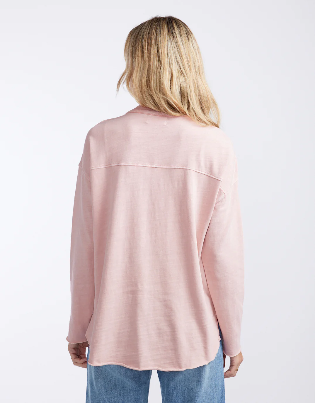 Henley Sunset Top - Dusty Pink - Image 11