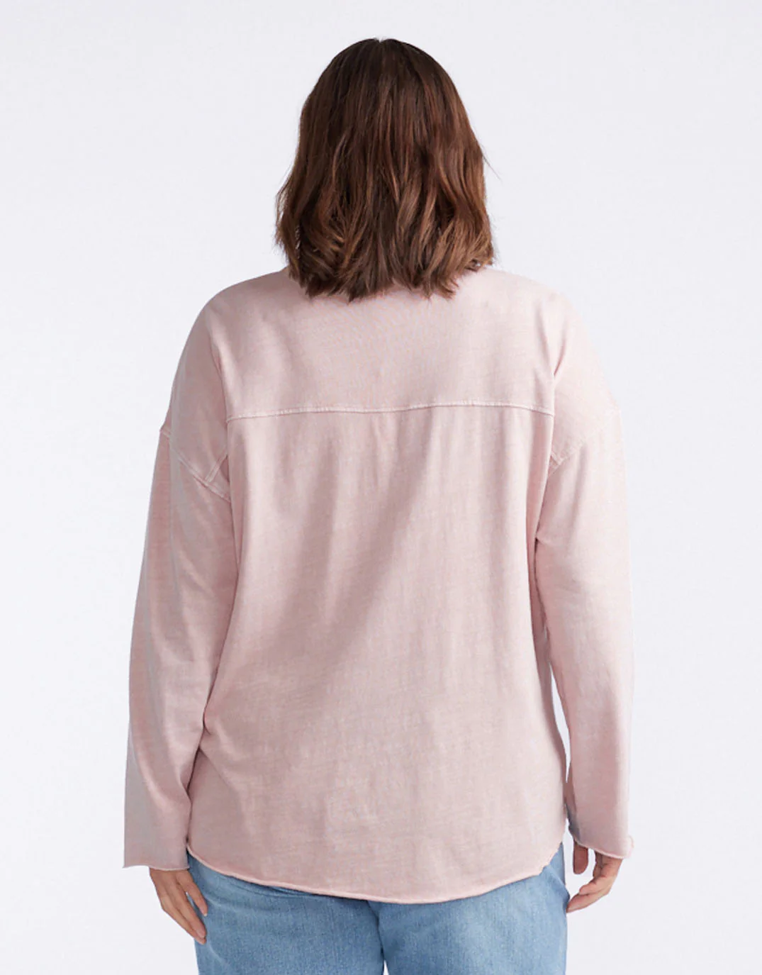 Henley Sunset Top - Dusty Pink - Image 12