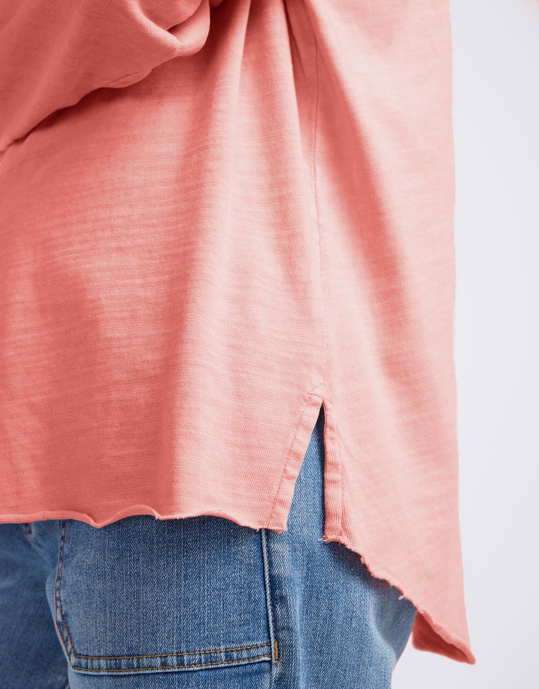 Henley Sunset Top - Melon - Image 5