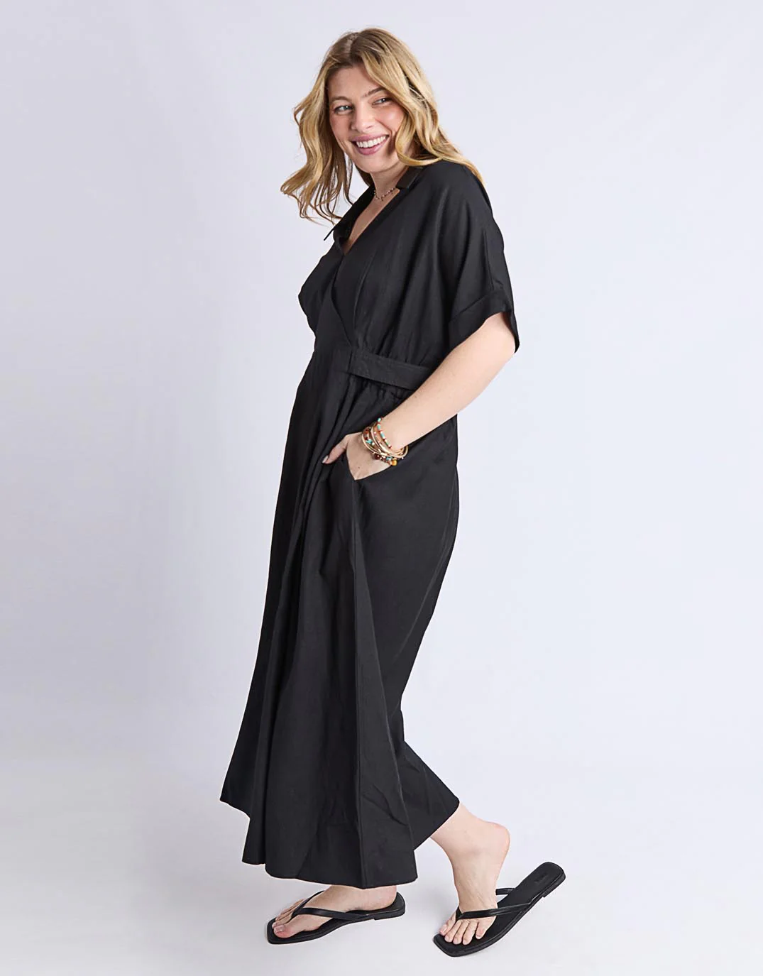 Hillary Dress - Black - Image 2