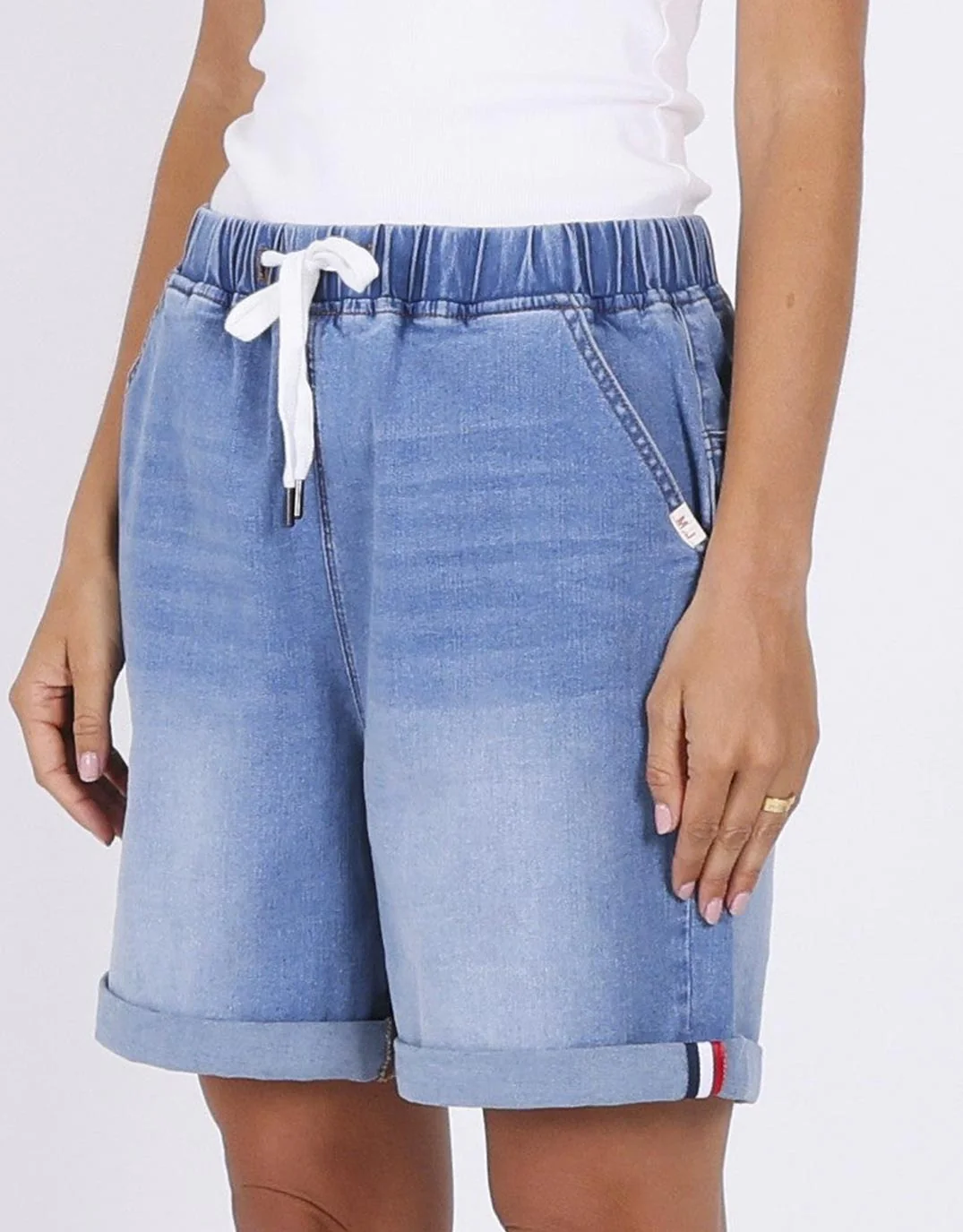 Hugo Denim Shorts - Light Blue - Image 3