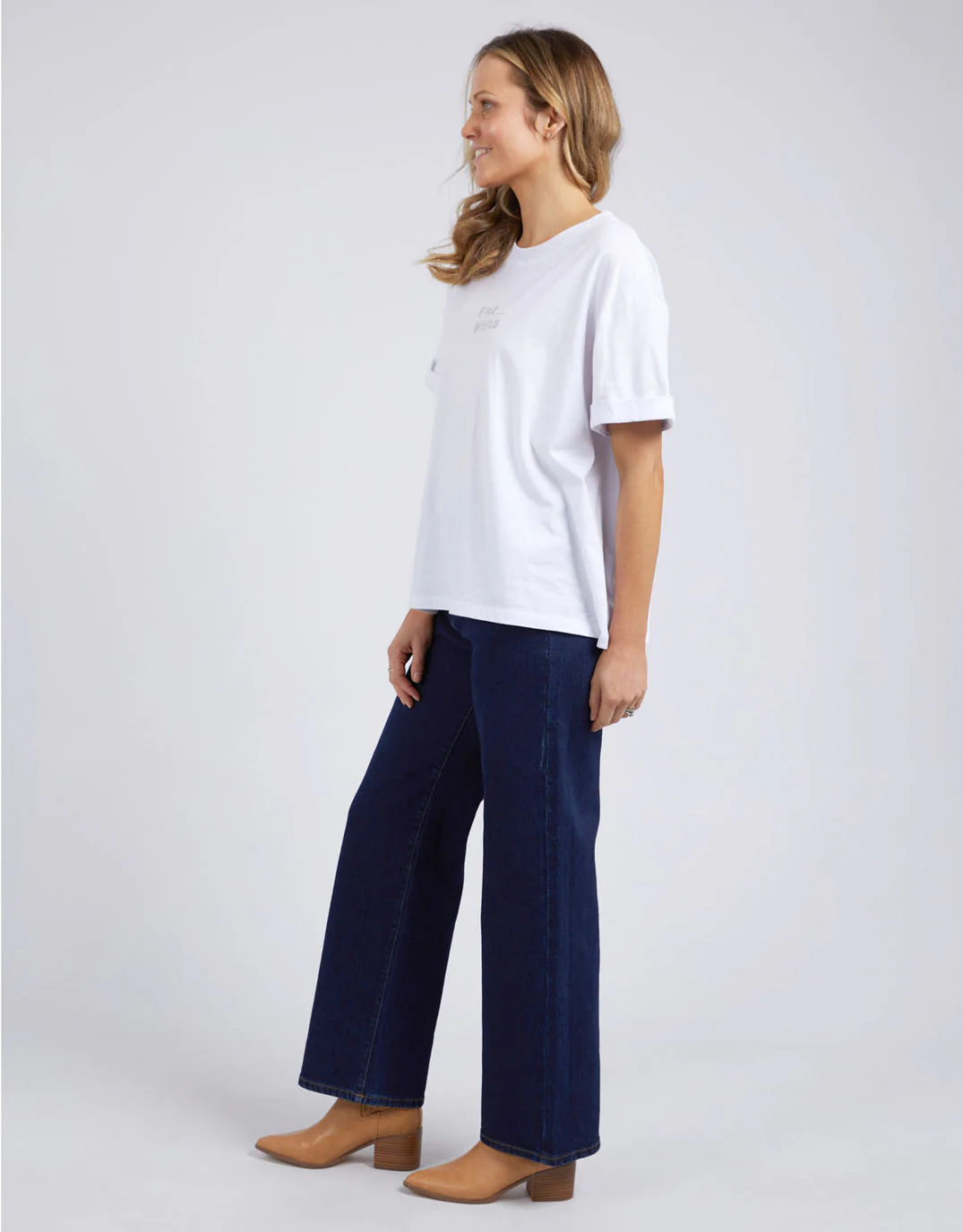 Huntleigh Oversized Tee - White - Image 3