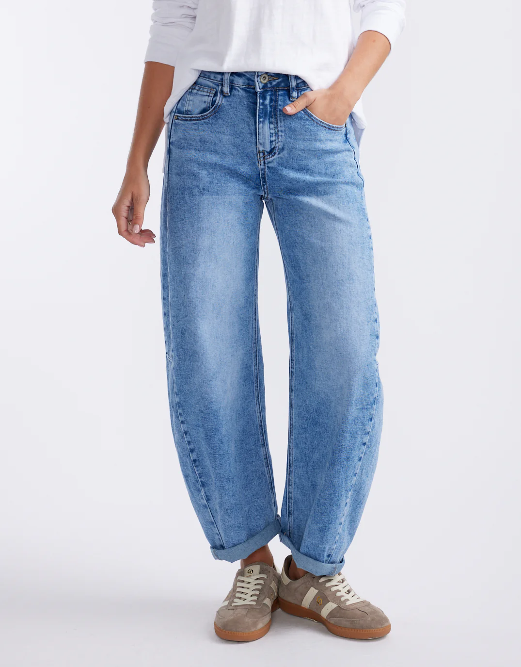 Idaho Barrel Jean - Denim - Image 2