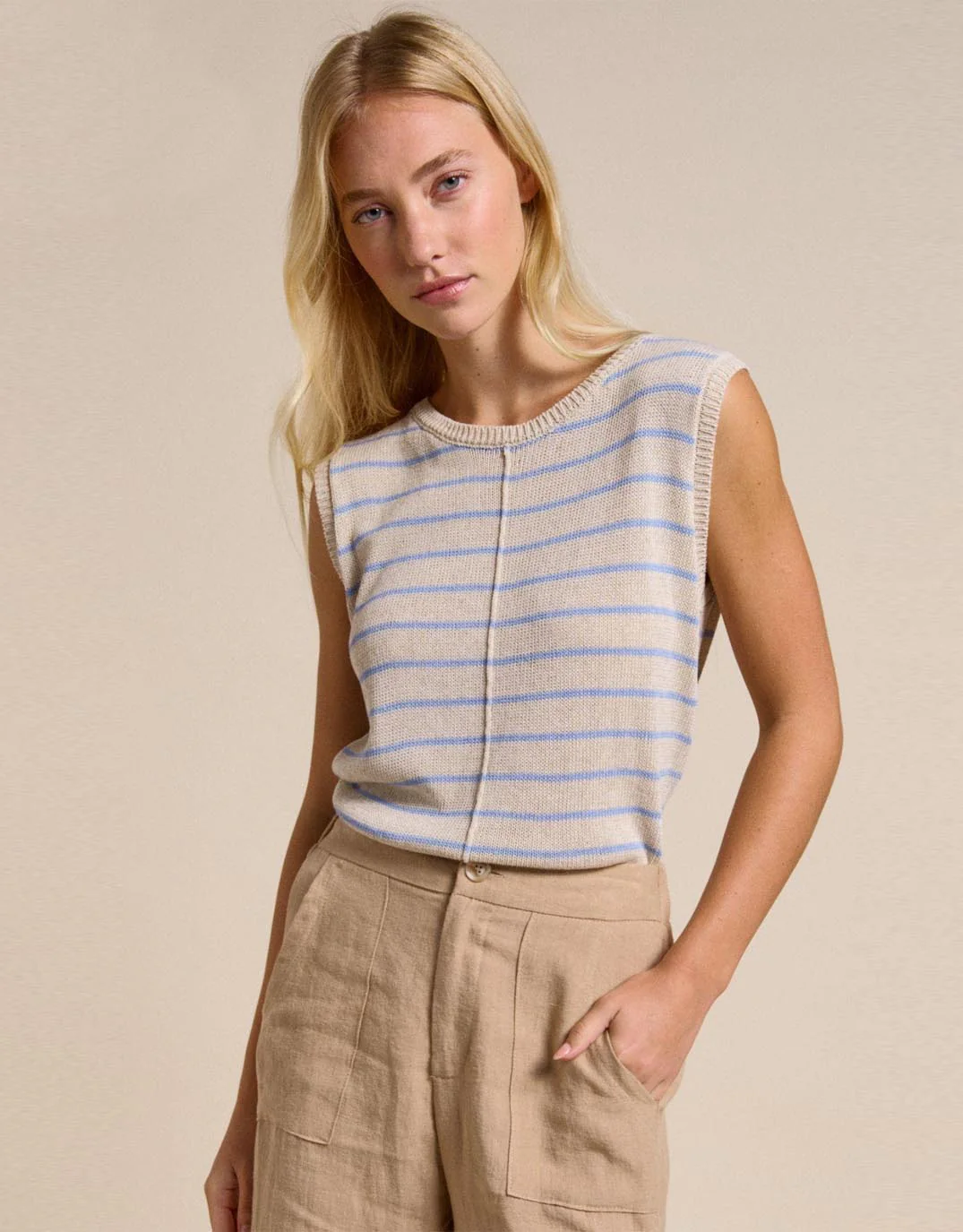 Indi Tank - Natural/Blue - Image 4