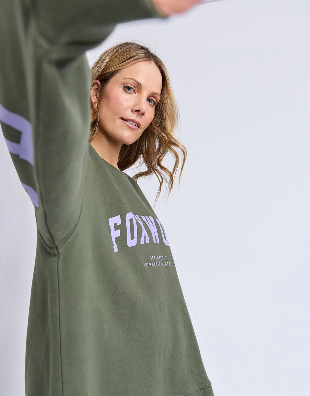 Interval Crew - Khaki with Lilac - Image 6