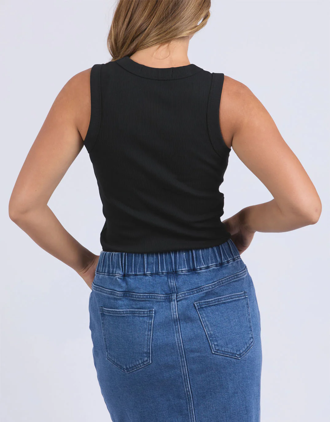Iris Tank - Black - Image 5