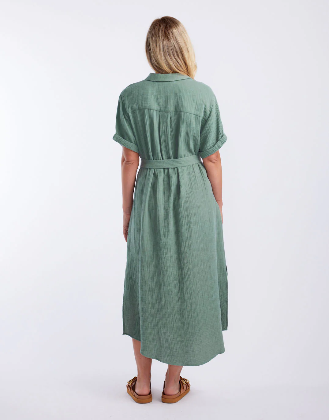Isla Midi Dress - Sage - Image 10