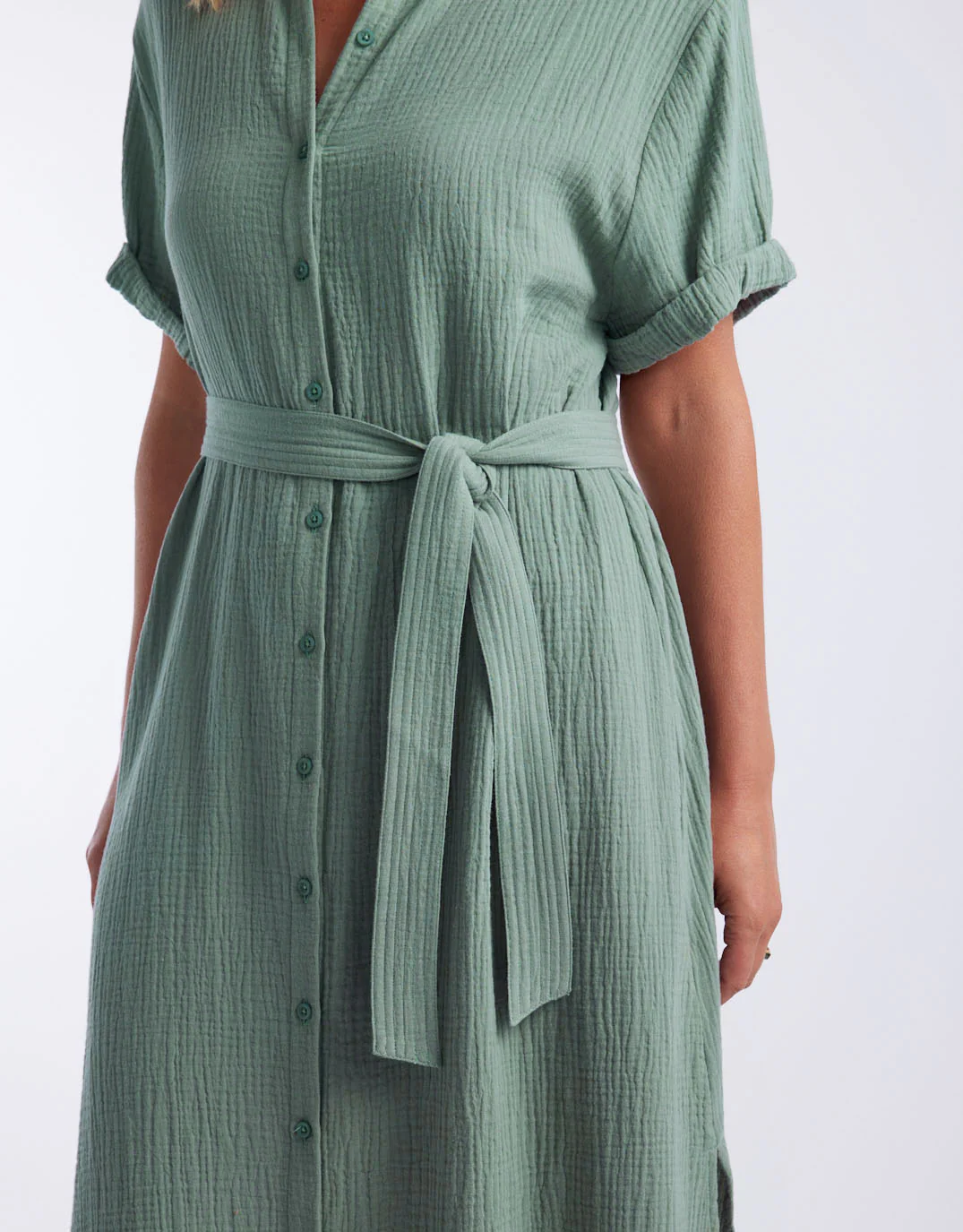 Isla Midi Dress - Sage - Image 7