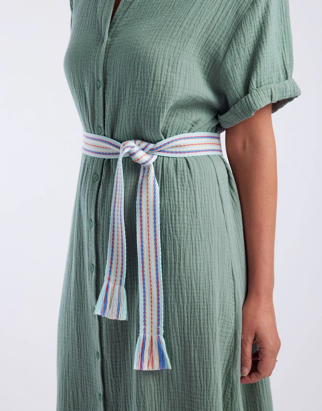 Isla Midi Dress - Sage - Image 9