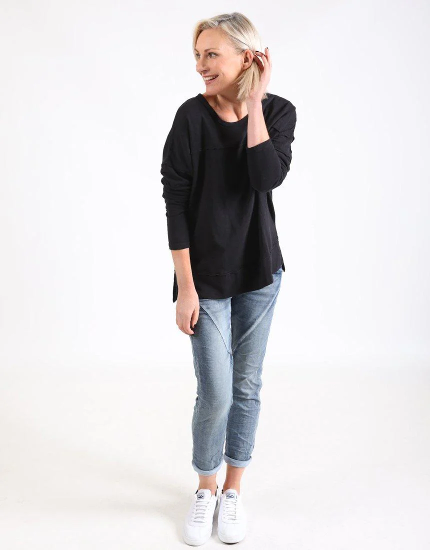 Jayne Throw On Top - Black - Image 12
