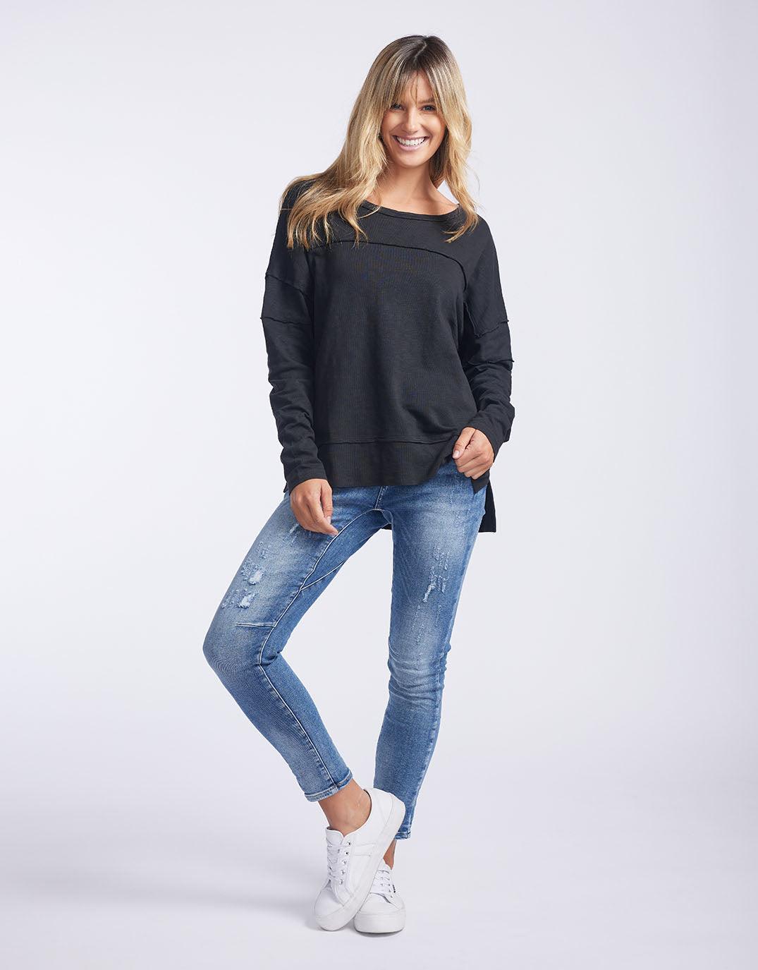 Jayne Throw On Top - Black - Image 3
