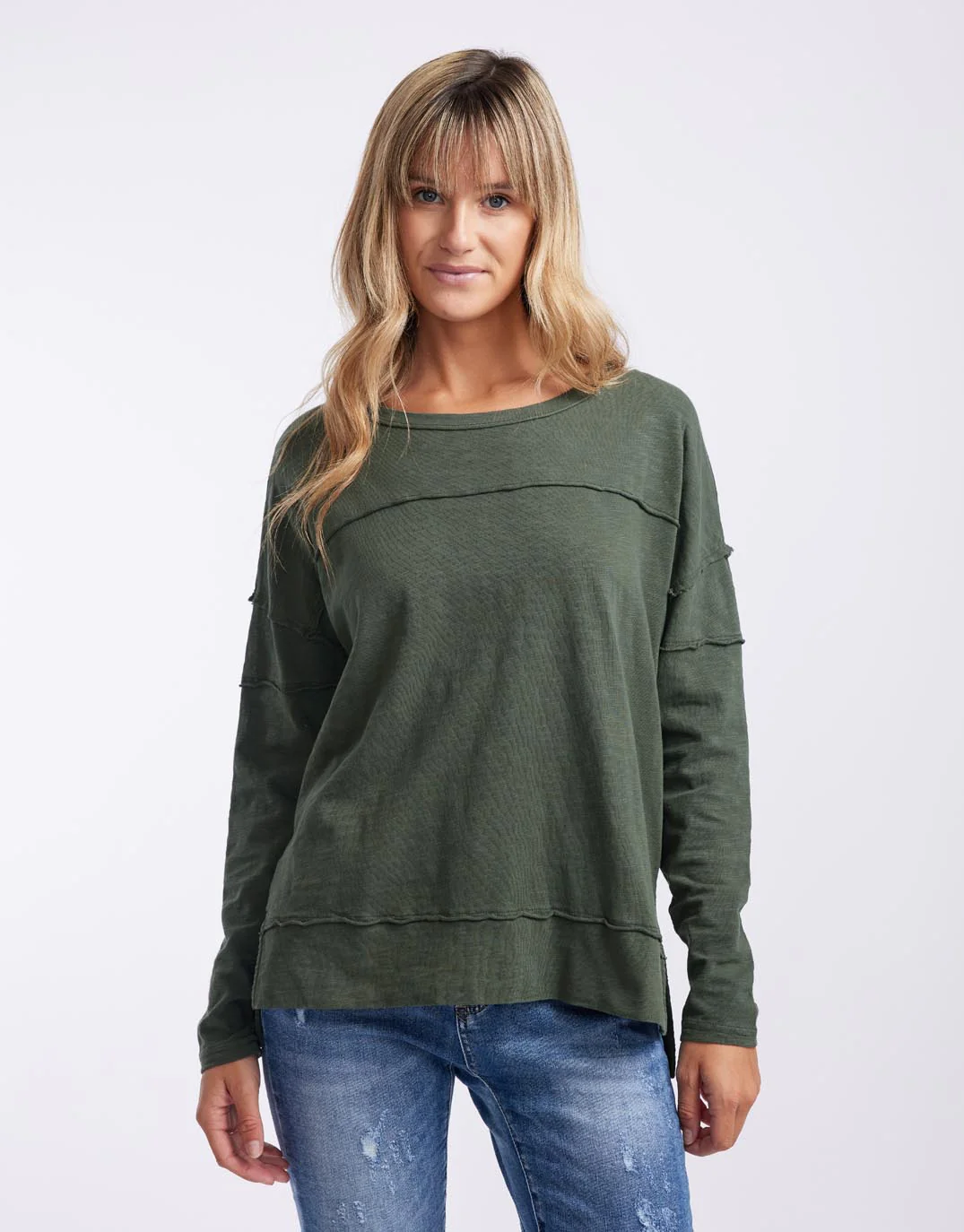 Jayne Throw On Top - Khaki - Image 3