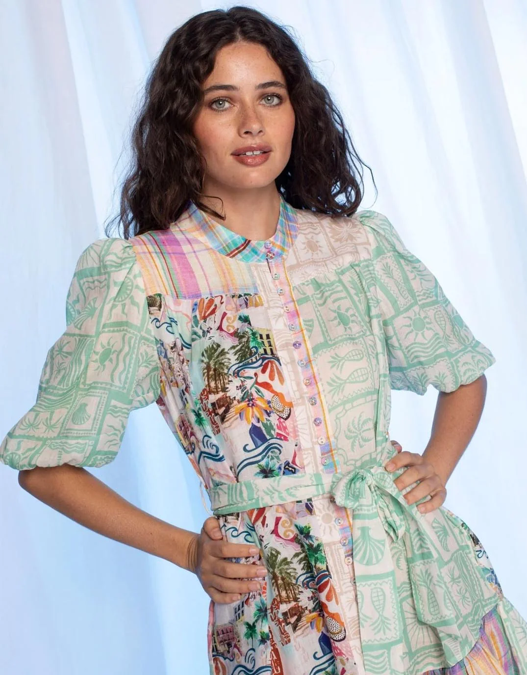 Jill Mini Dress - Multi - Image 5