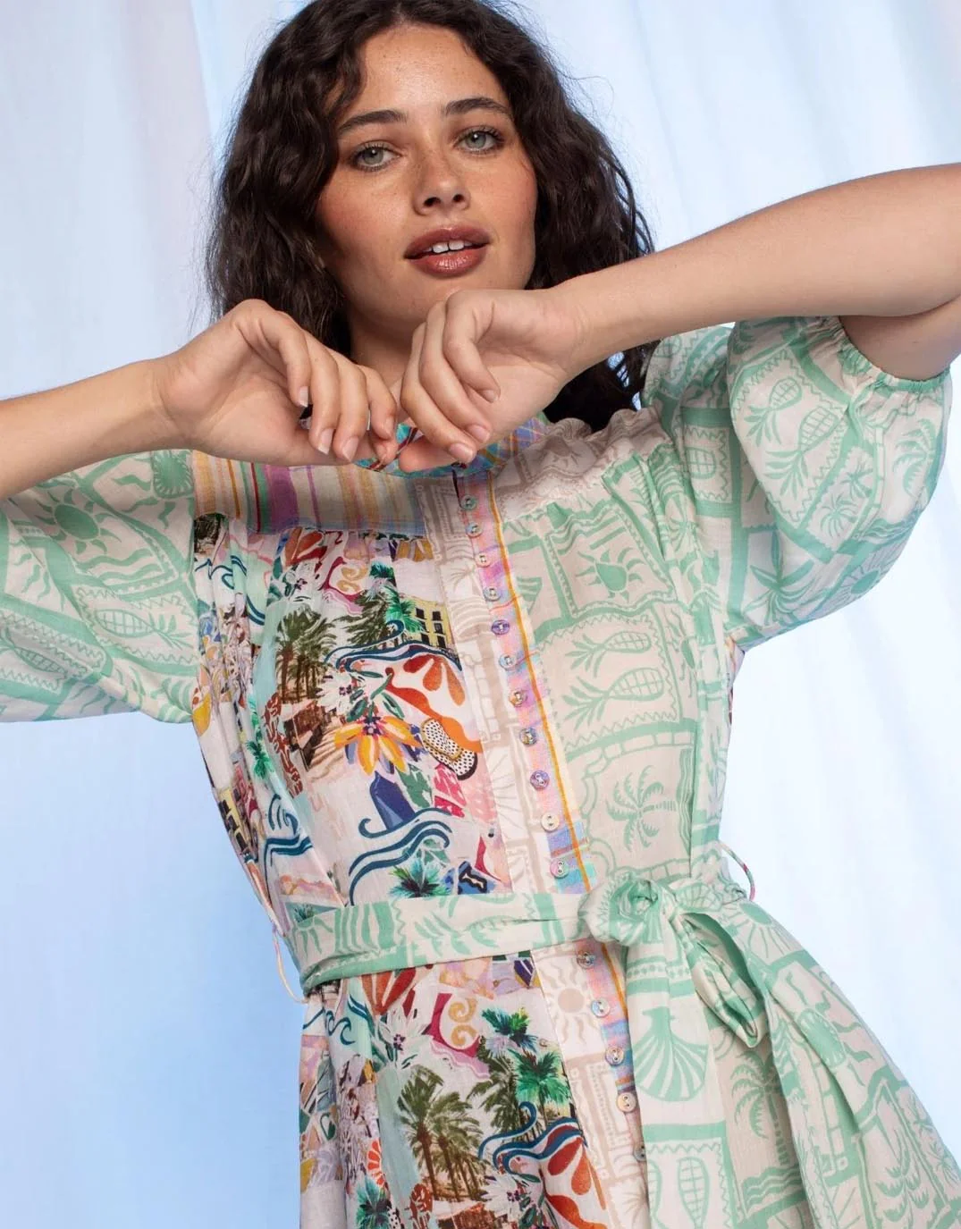 Jill Mini Dress - Multi - Image 6