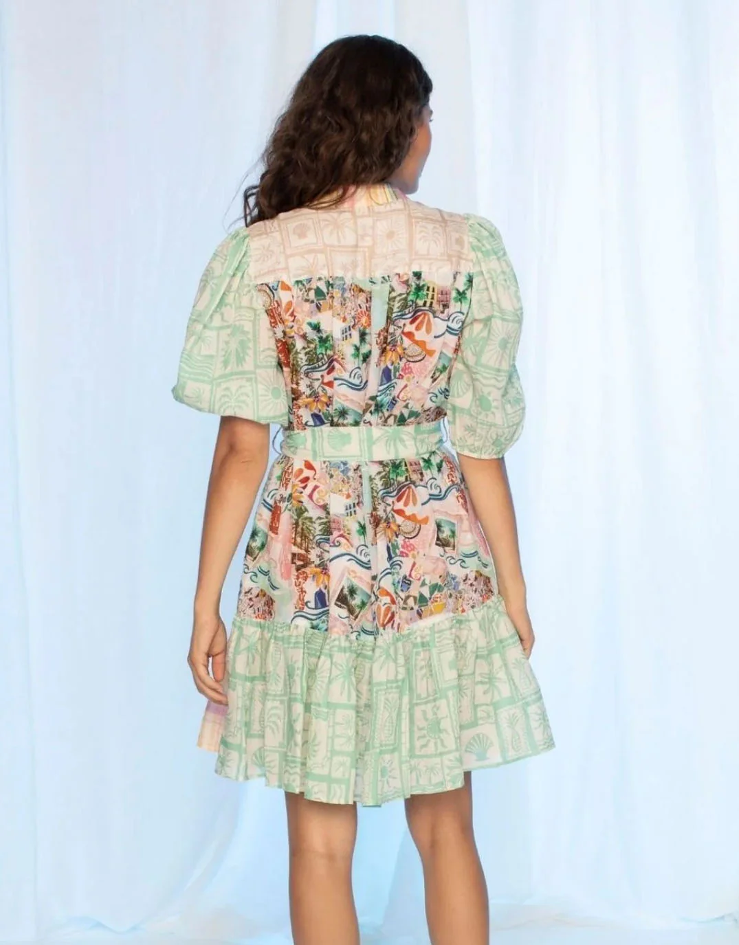 Jill Mini Dress - Multi - Image 7