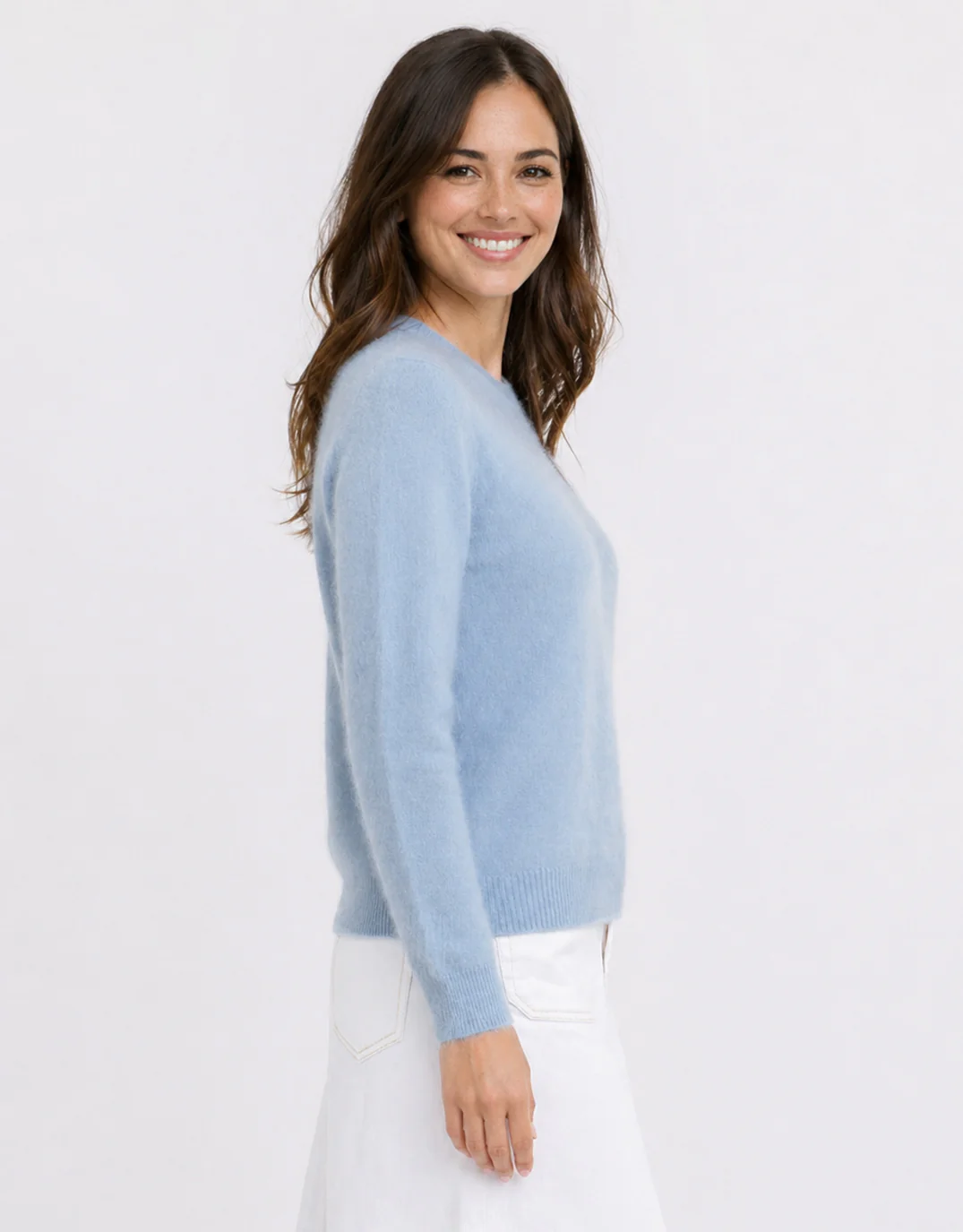 Kendell Crew Knit - Blue - Image 3