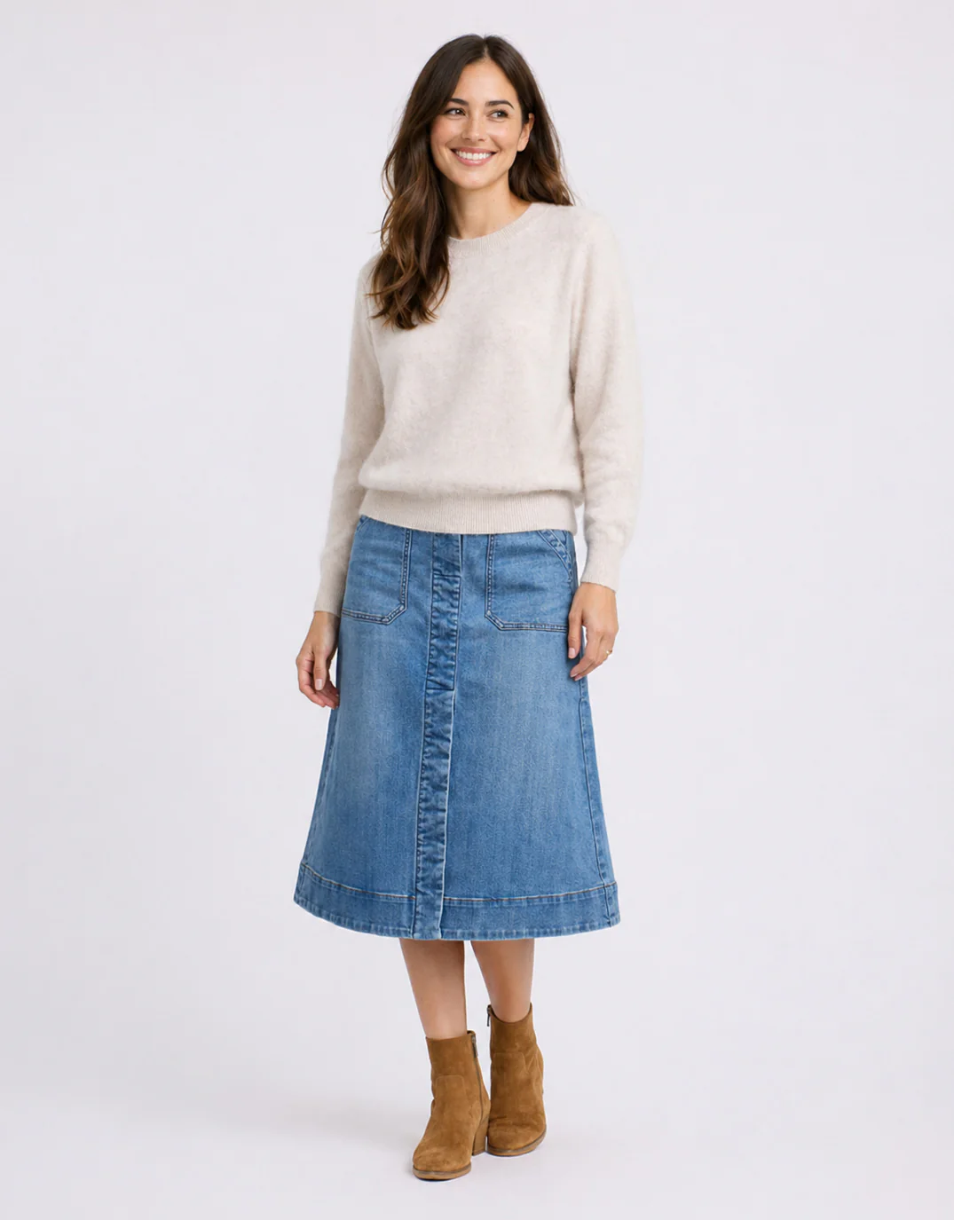 Kendell Crew Knit - Natural