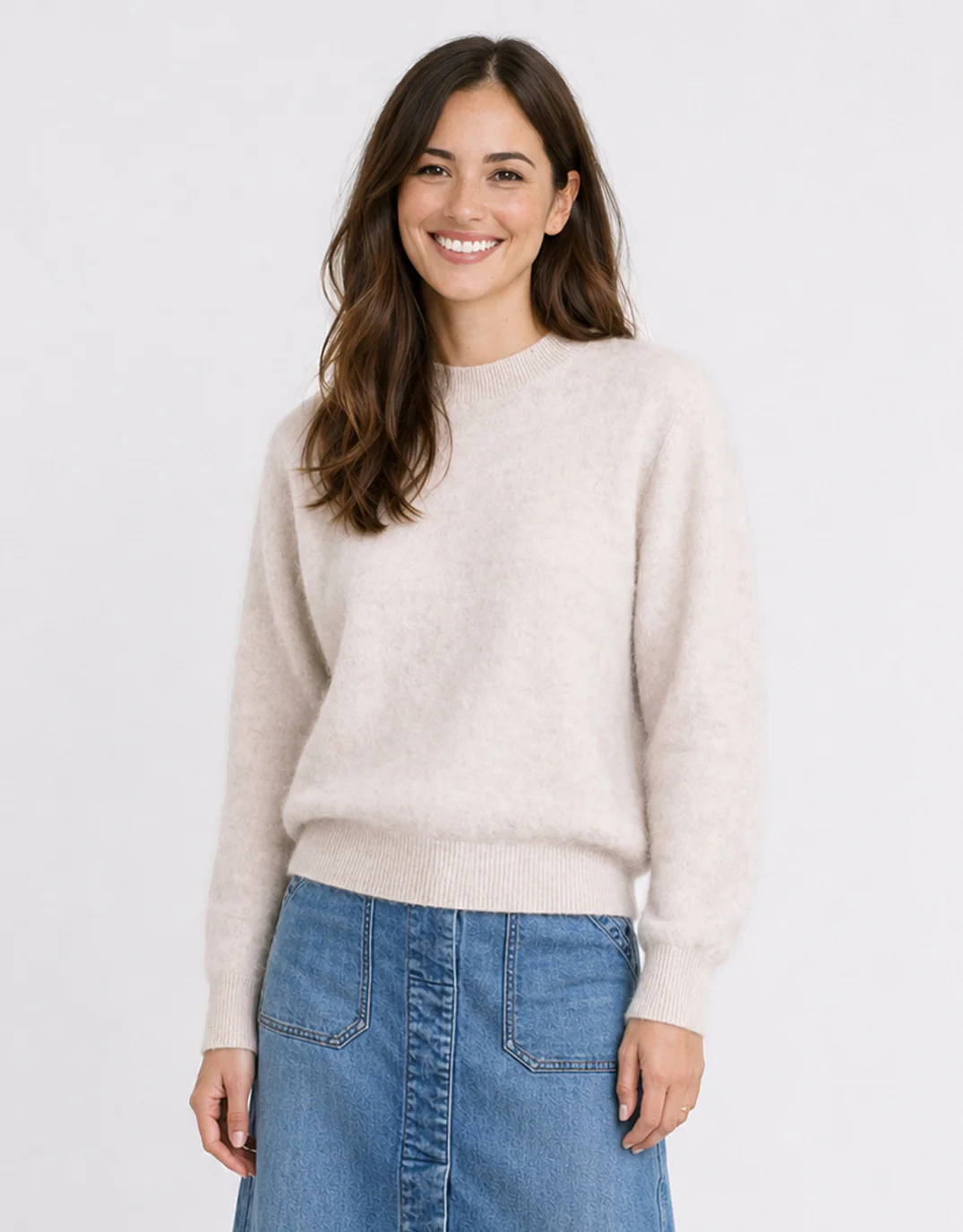 Kendell Crew Knit - Natural - Image 5