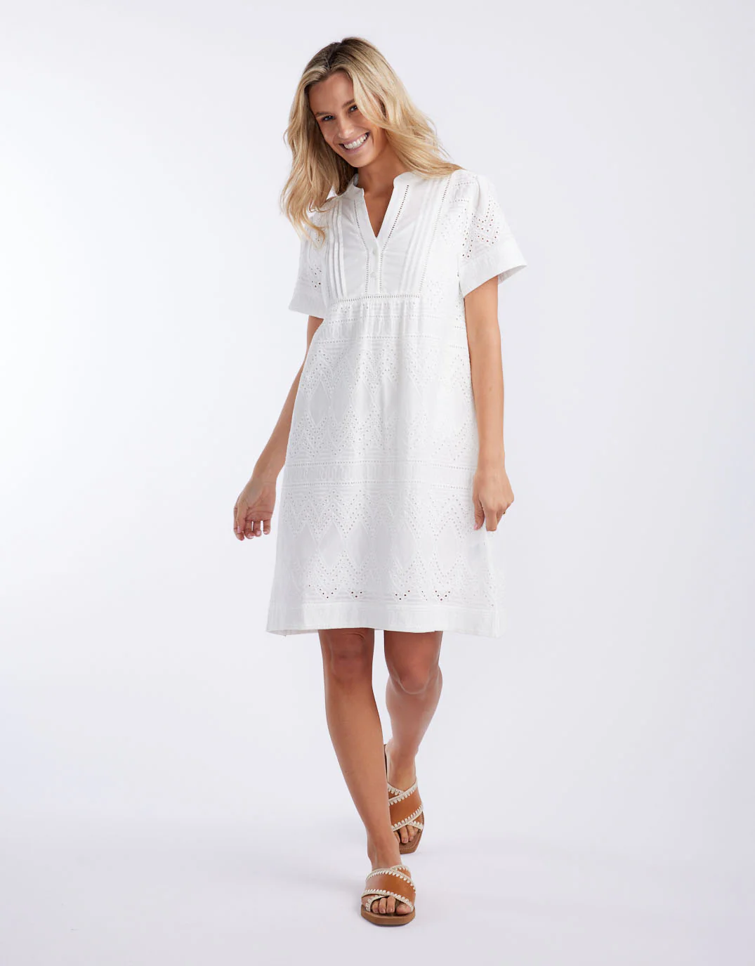 La Dolce Vita Dress + Slip Dress - White - Image 3