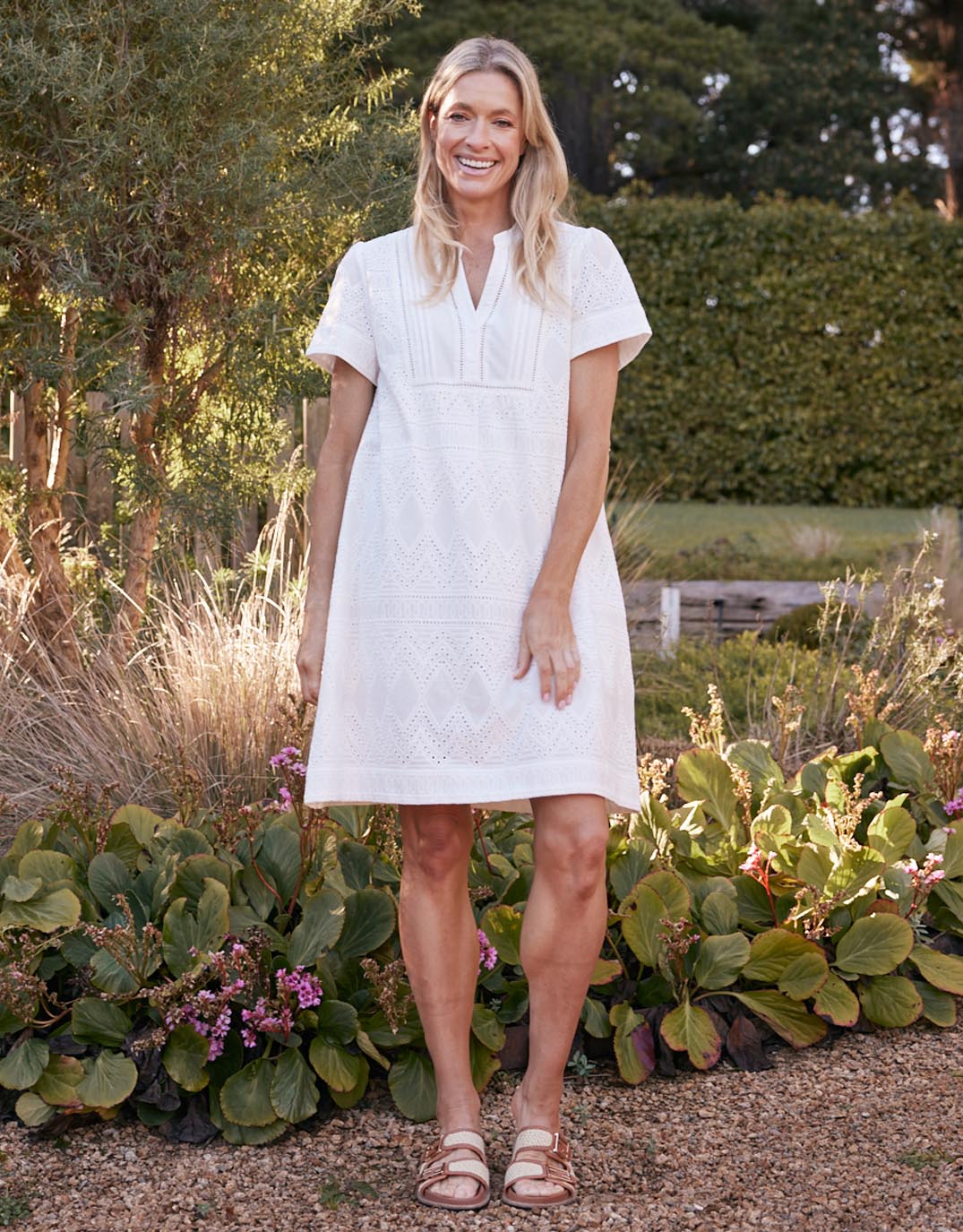 La Dolce Vita Dress + Slip Dress - White - Image 8