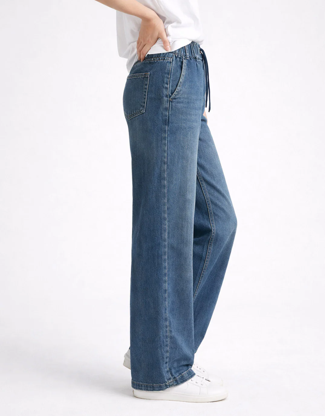 Lara Jogger Jean - Denim - Image 3