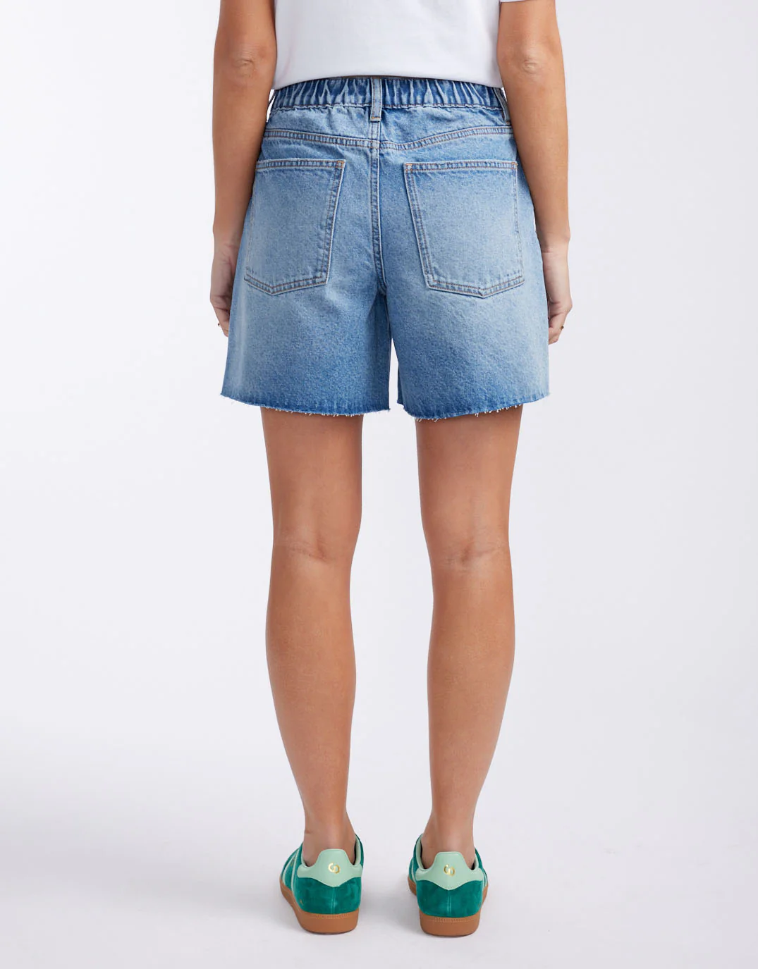 Layla Denim Short - Mid Wash - Image 12