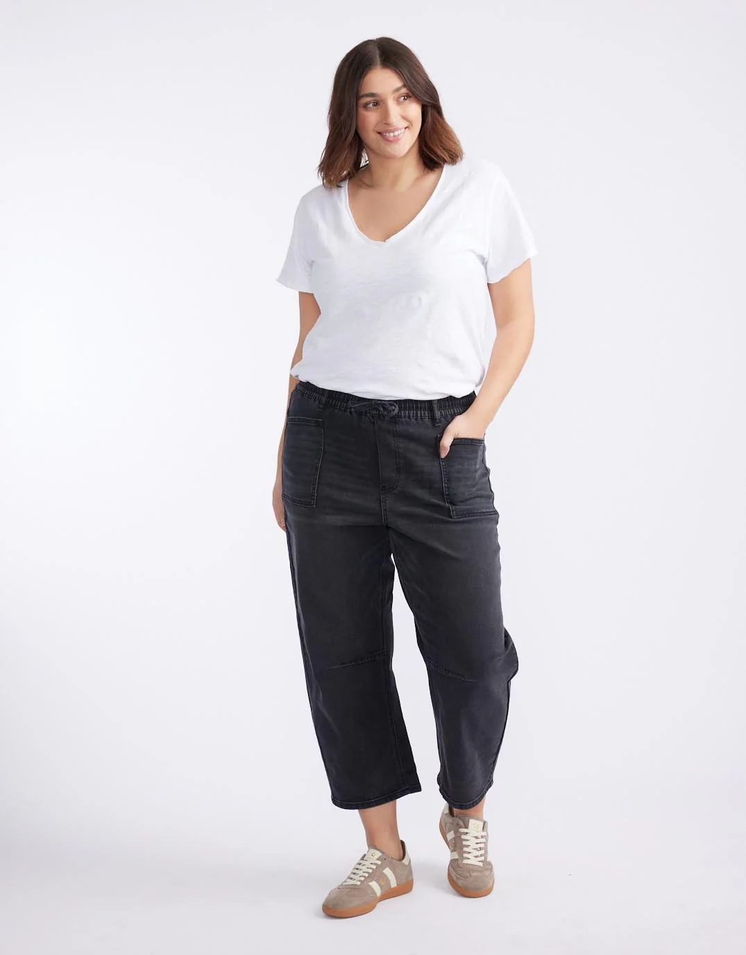 Leo Barrel Jeans - Black - Image 8