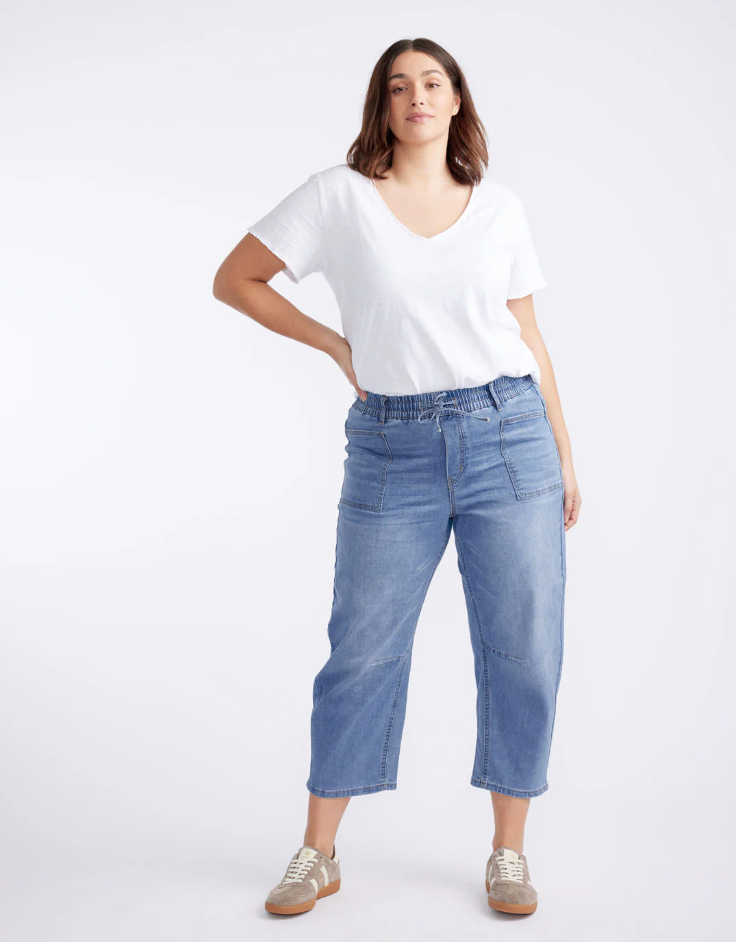 Leo Barrel Jeans - Blue Denim - Image 12