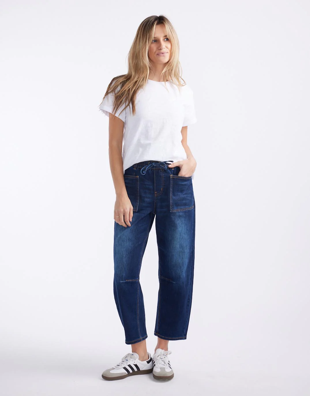 Leo Barrel Jeans - Ink - Image 4