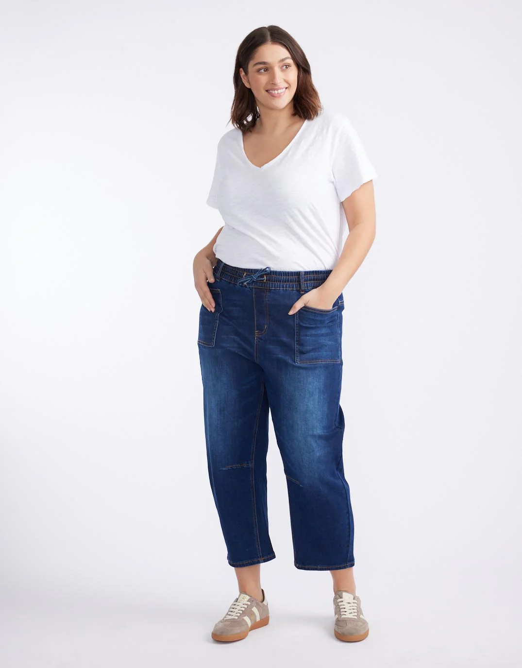 Leo Barrel Jeans - Ink - Image 8