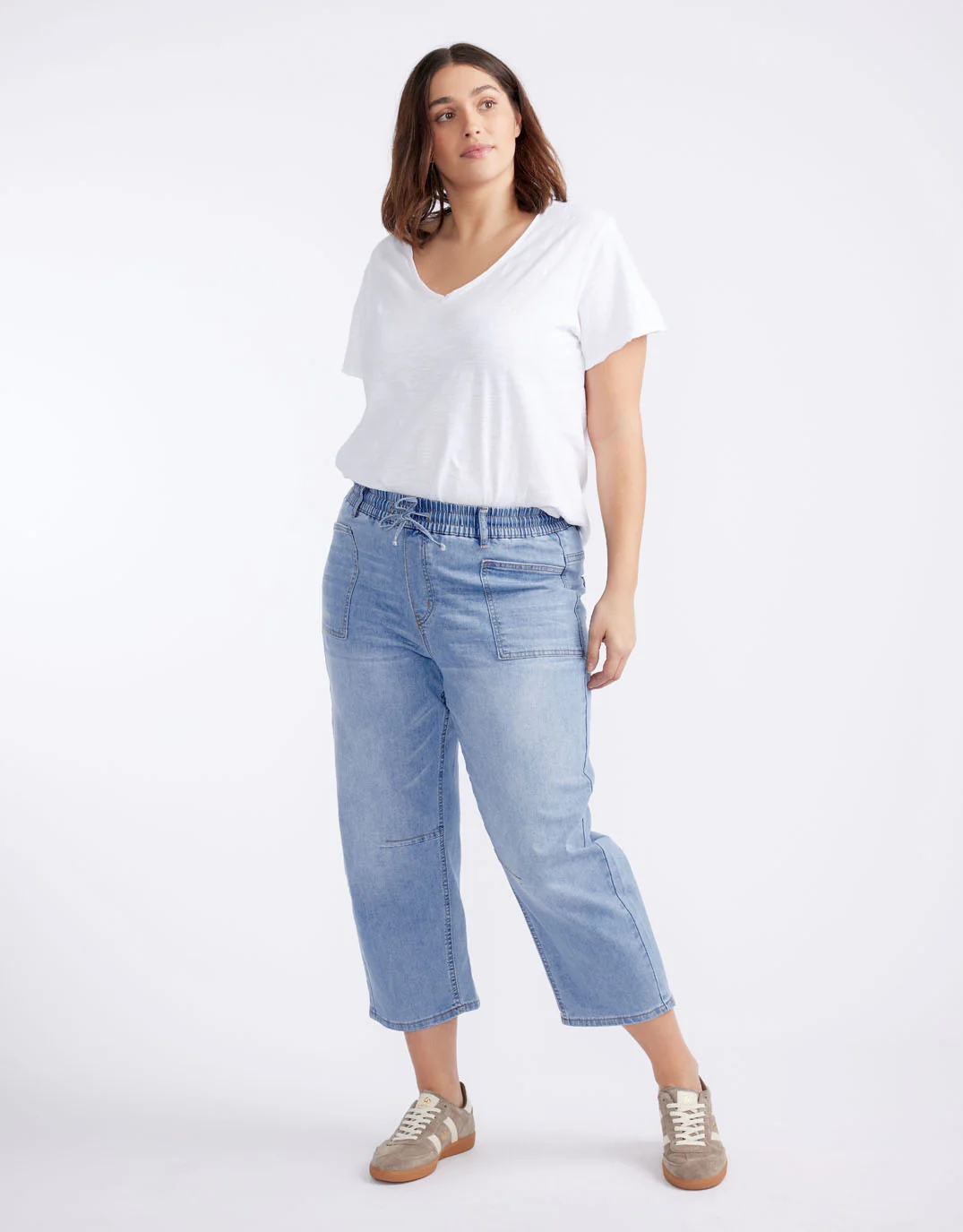 Leo Barrel Jeans - Light Blue Denim - Image 6