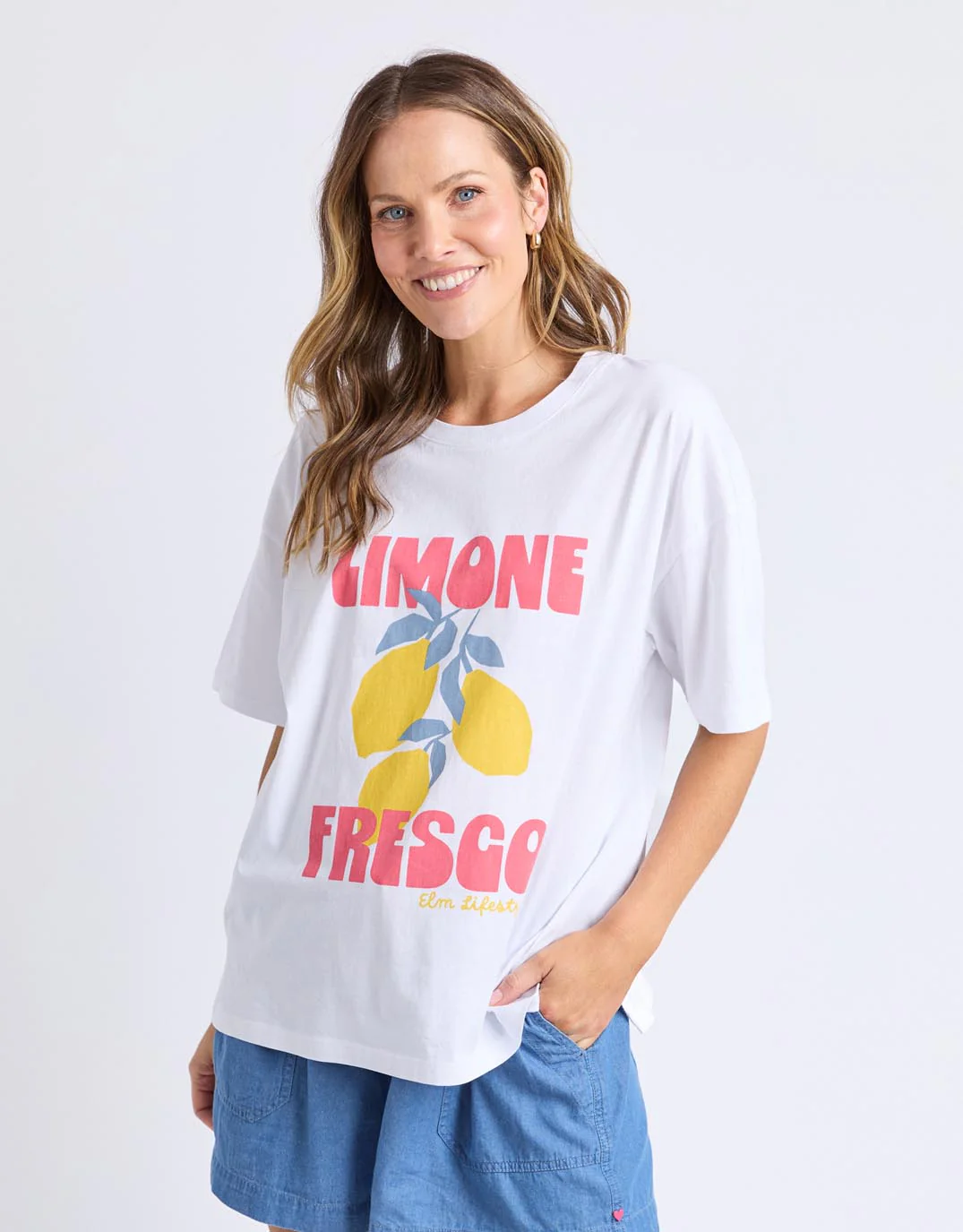 Limone Fresco Tee - White