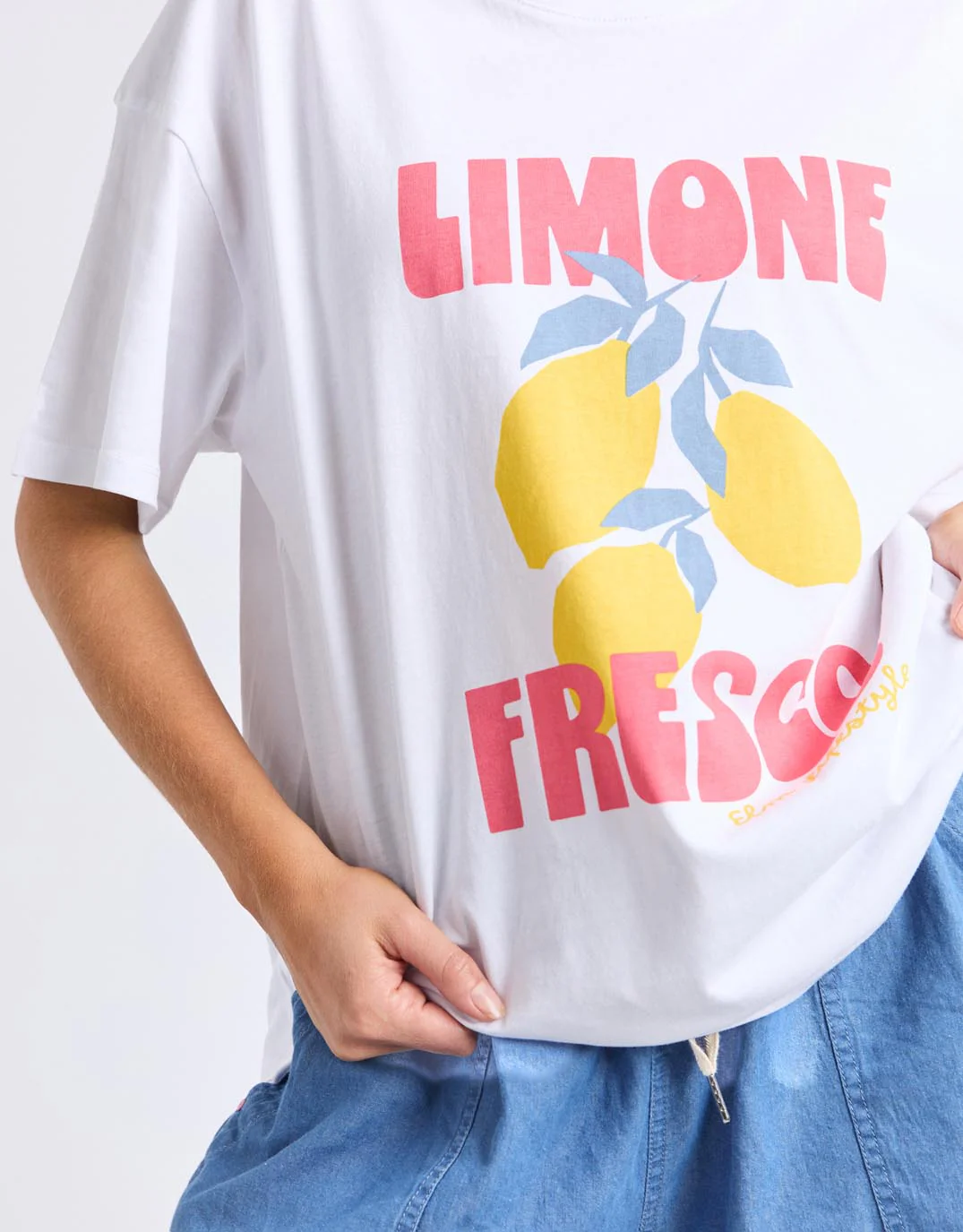 Limone Fresco Tee - White - Image 10