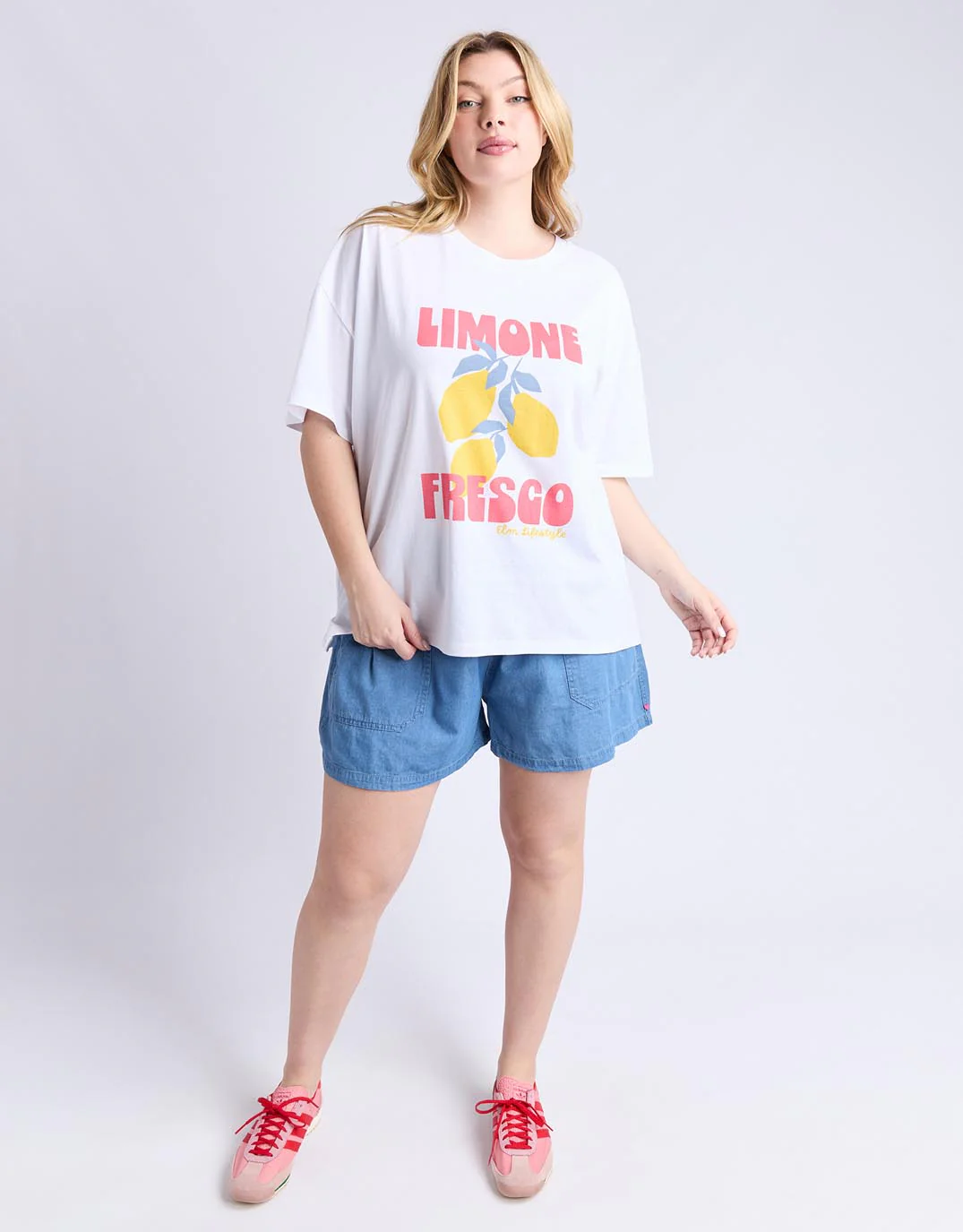 Limone Fresco Tee - White - Image 3
