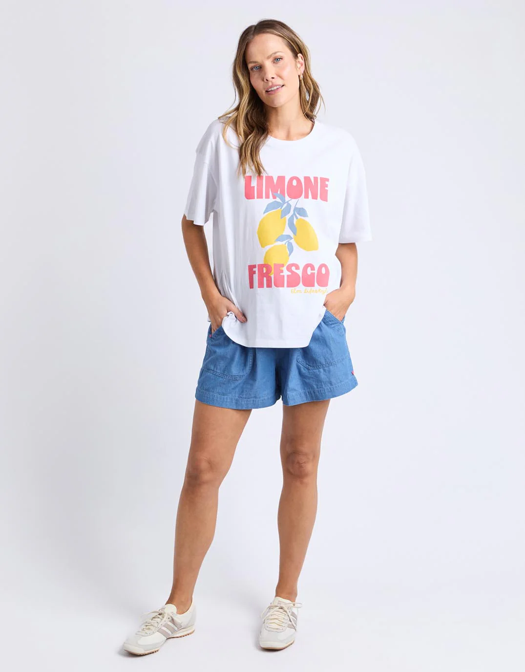 Limone Fresco Tee - White - Image 4