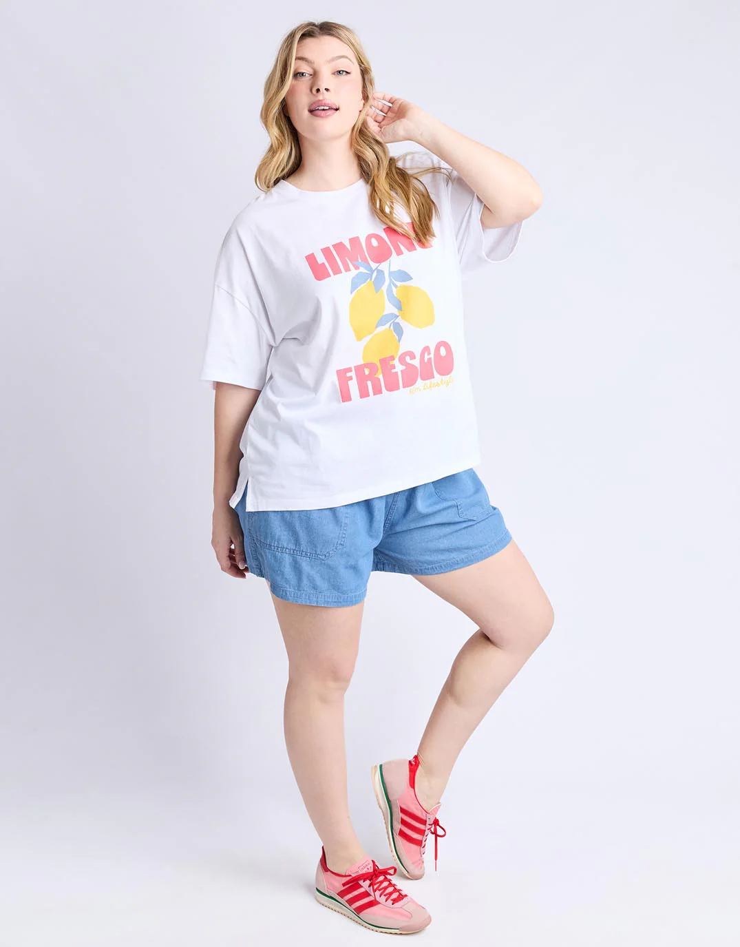 Limone Fresco Tee - White - Image 5