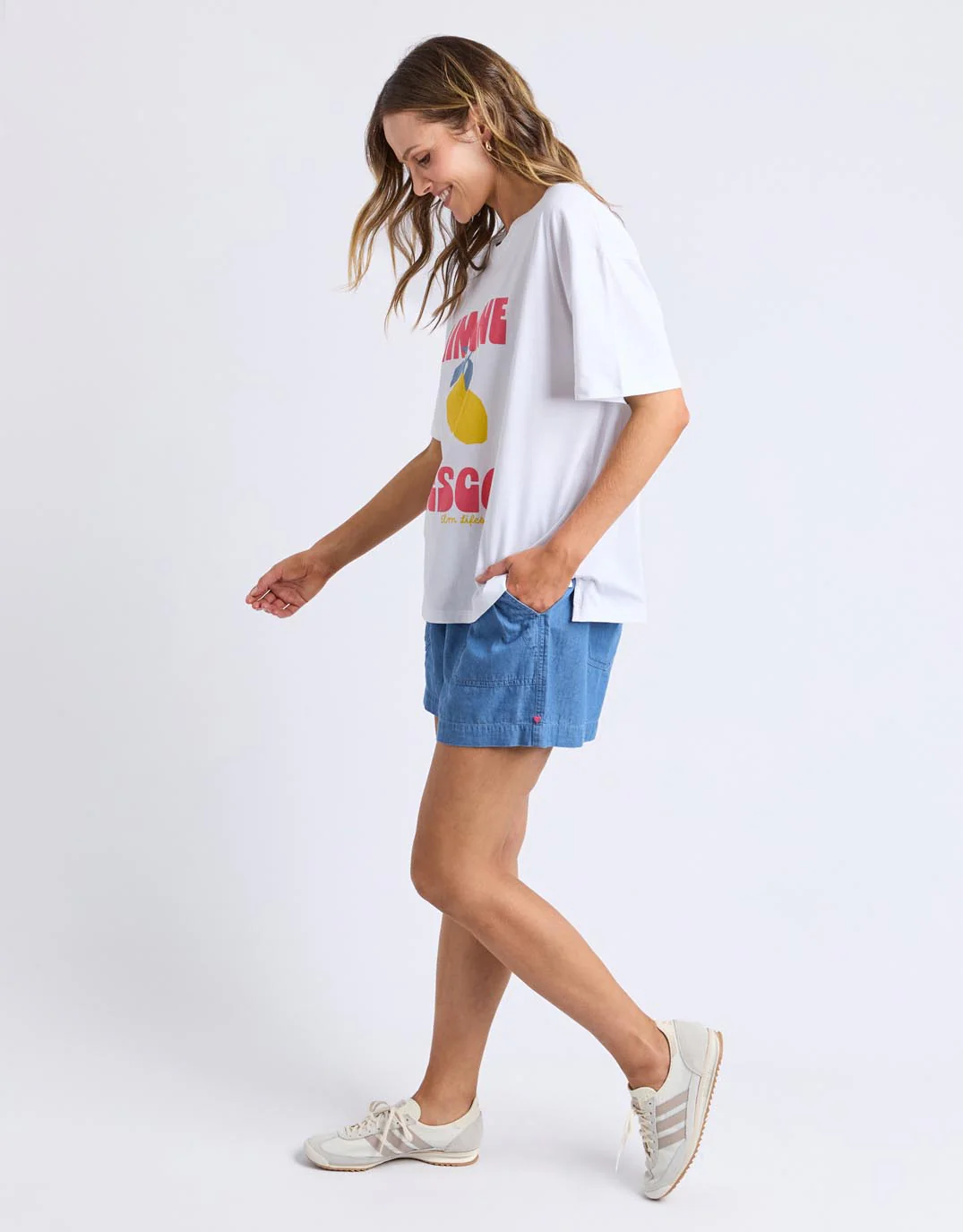 Limone Fresco Tee - White - Image 6