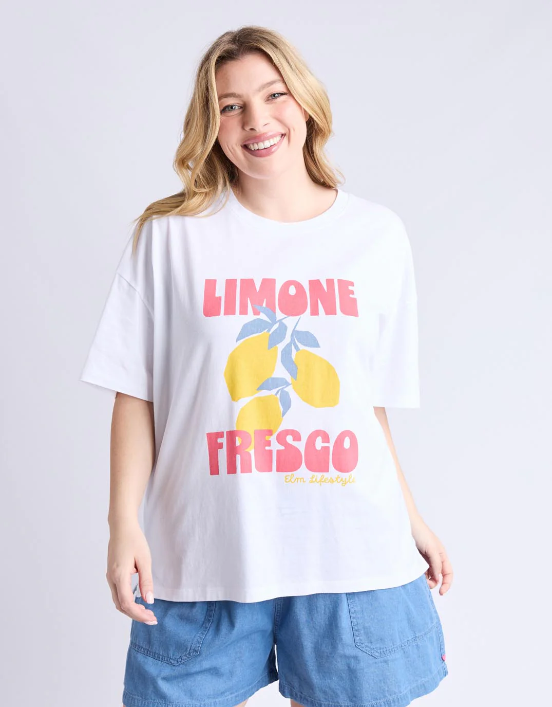 Limone Fresco Tee - White - Image 7