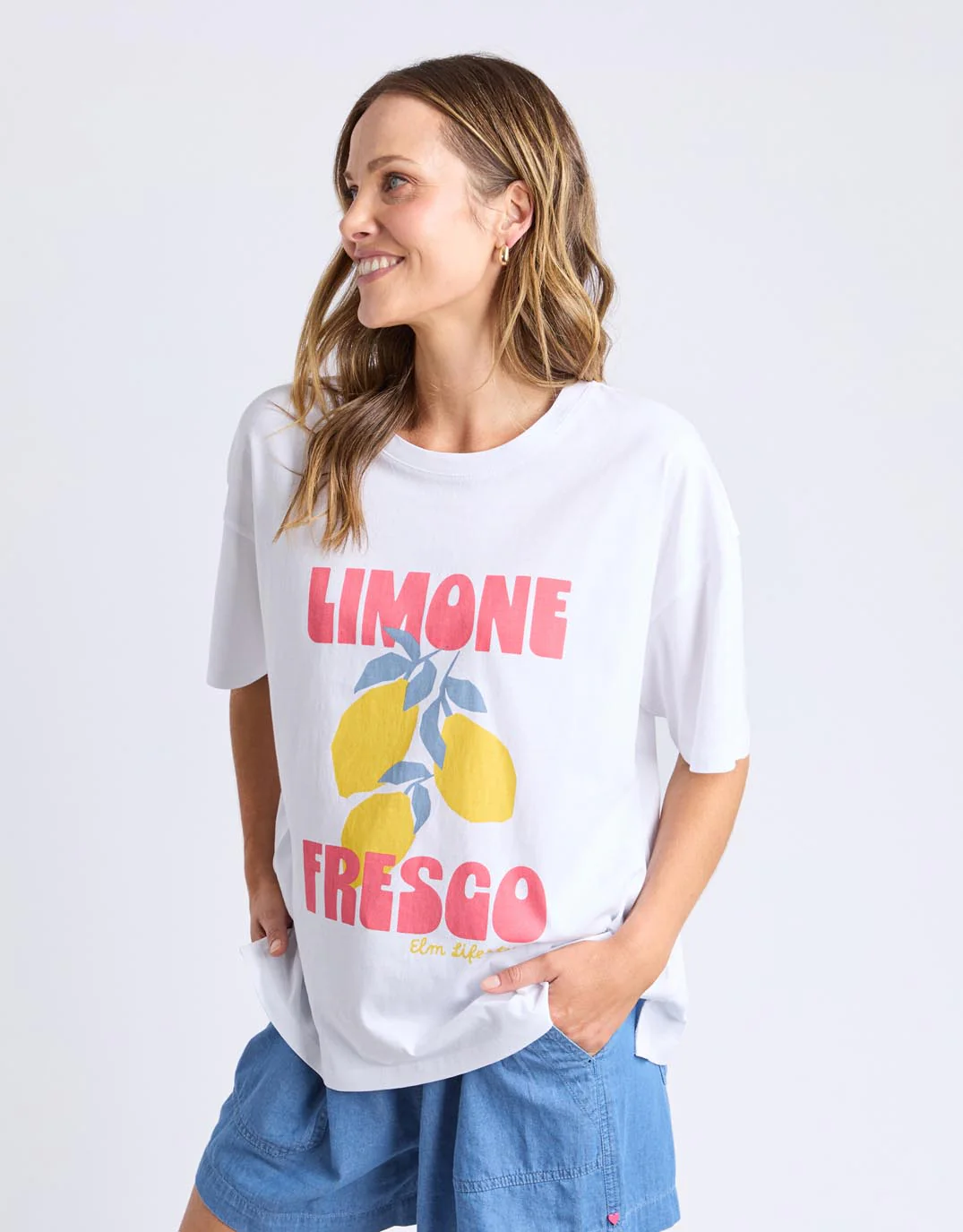 Limone Fresco Tee - White - Image 8