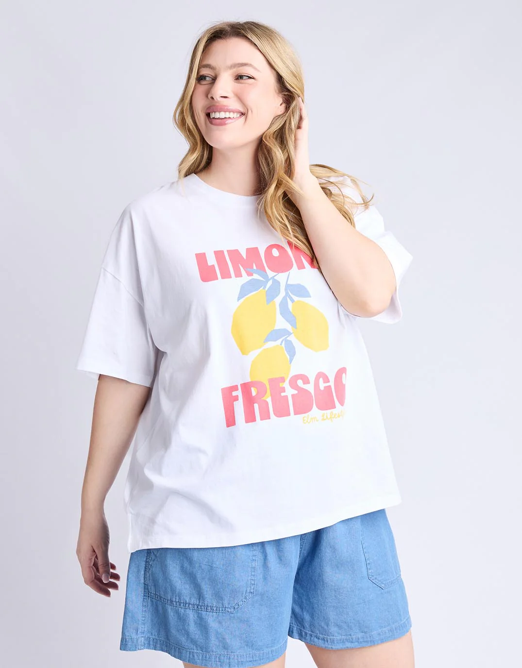 Limone Fresco Tee - White - Image 9