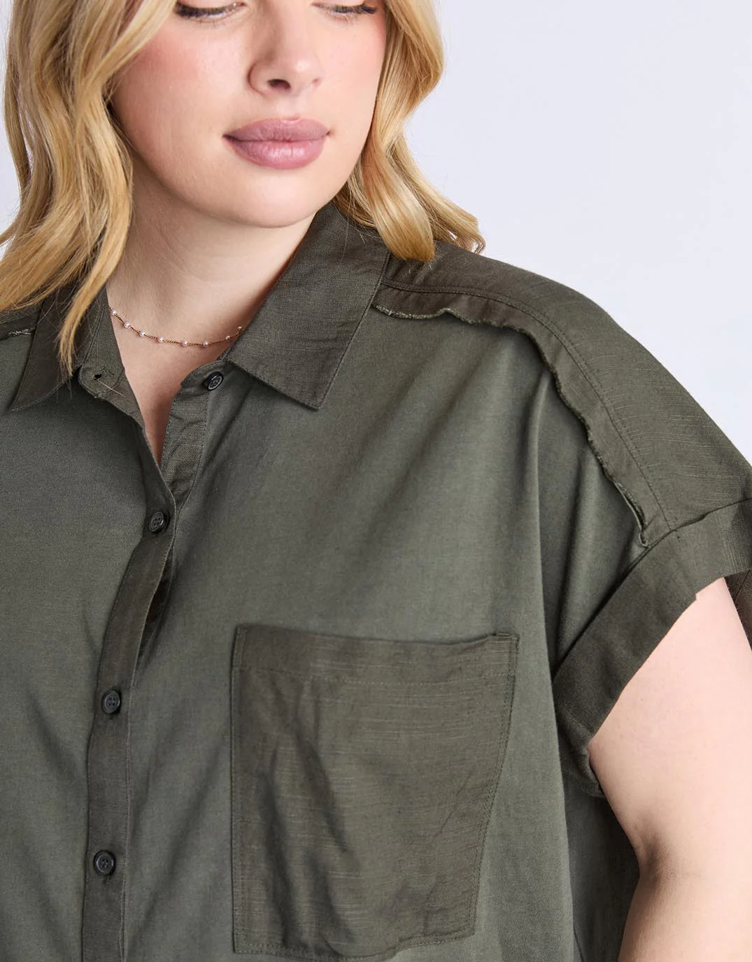 Locket Shirt - Khaki - Image 11
