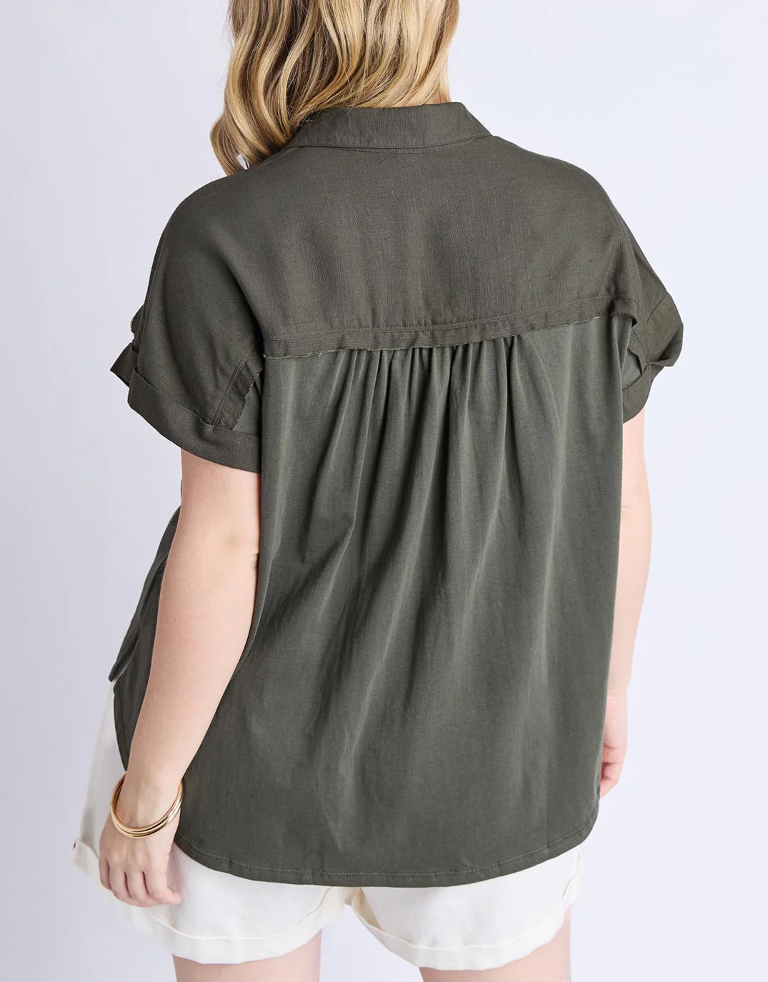Locket Shirt - Khaki - Image 13