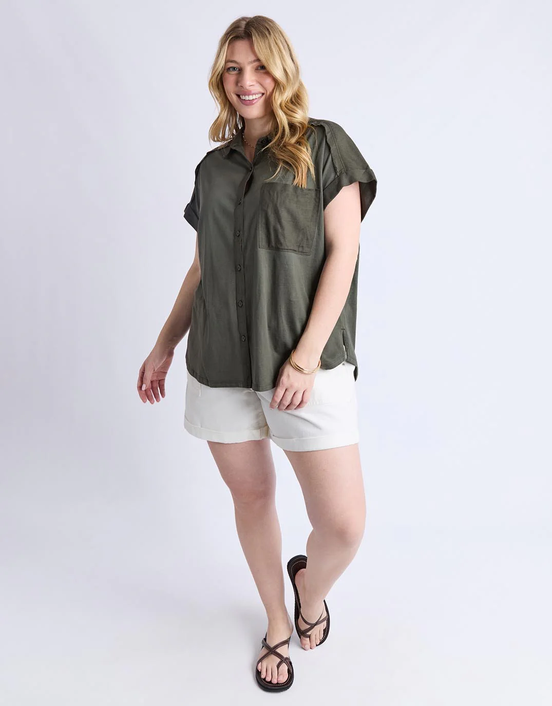Locket Shirt - Khaki - Image 5