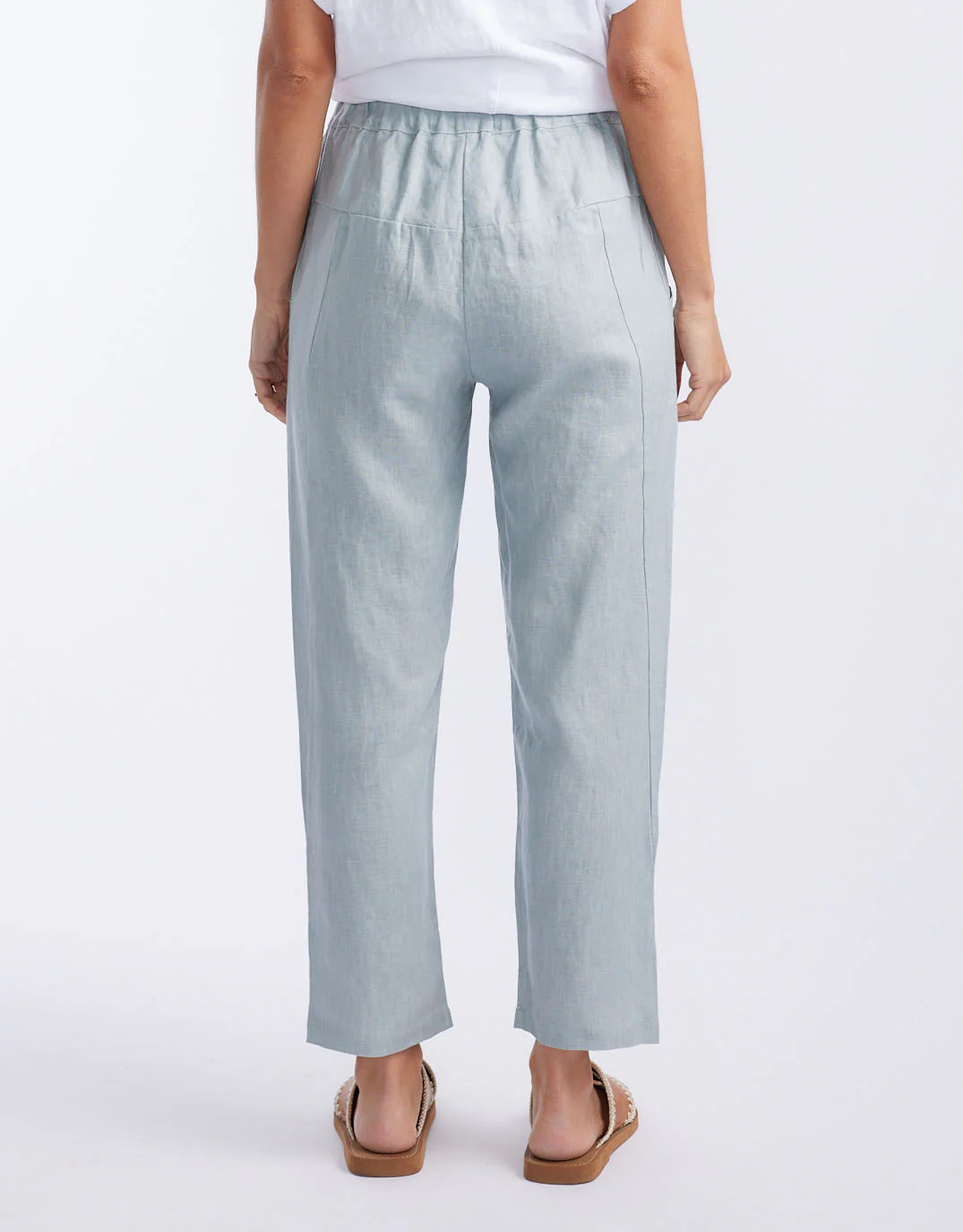 Luxe Linen Pants - Dove - Image 5