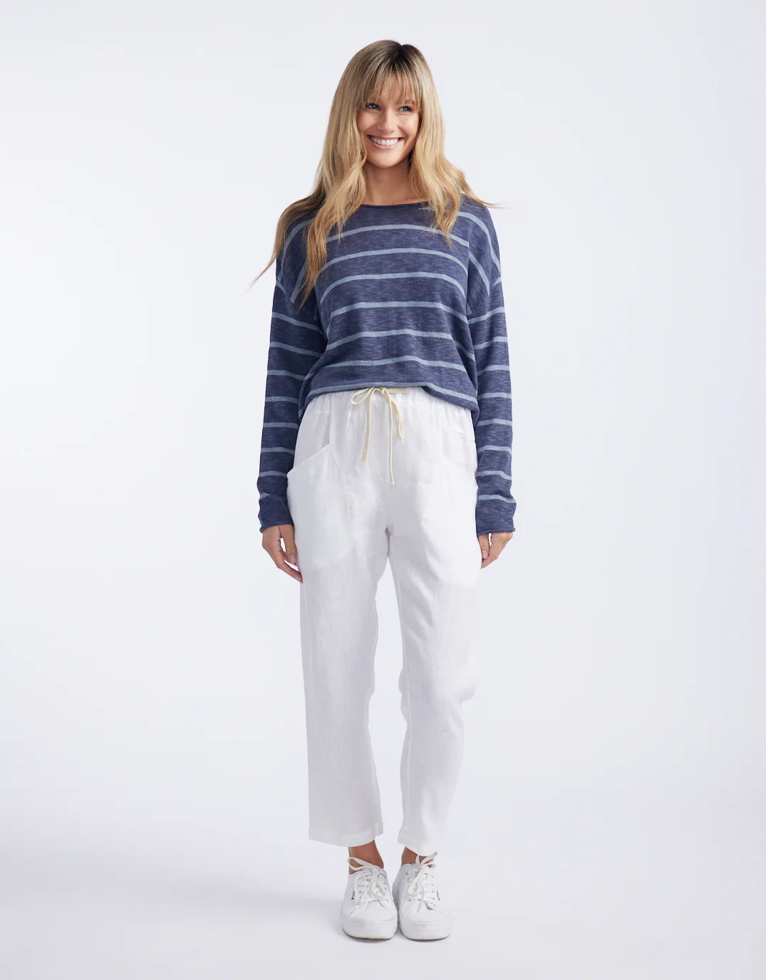 Luxe Linen Pants - White - Image 10