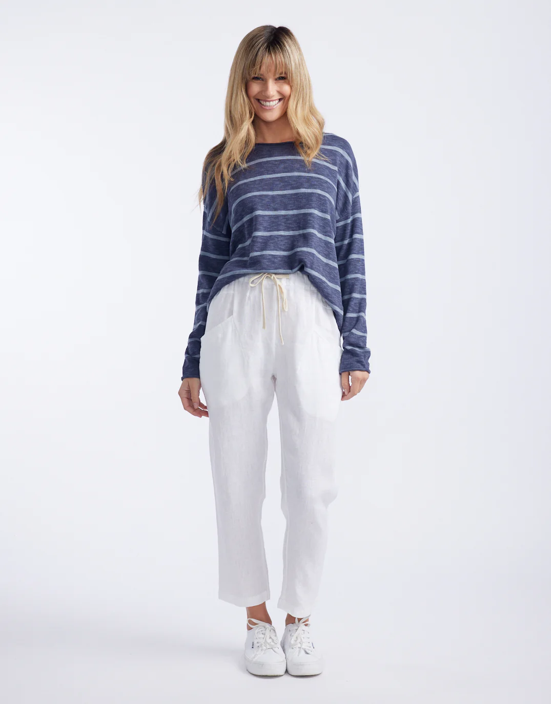 Luxe Linen Pants - White - Image 14